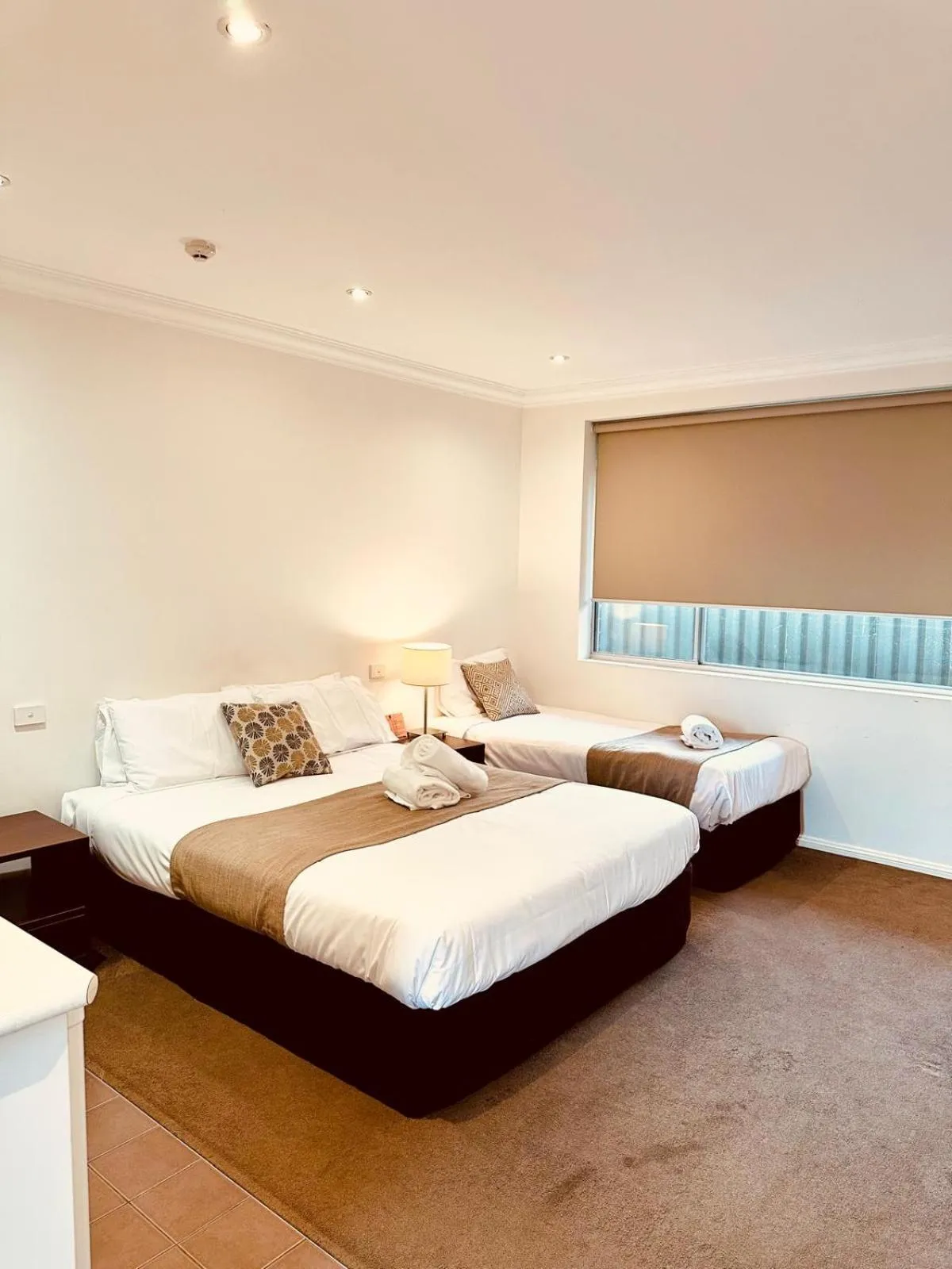 Bedroom, Bed in Merivale Motel