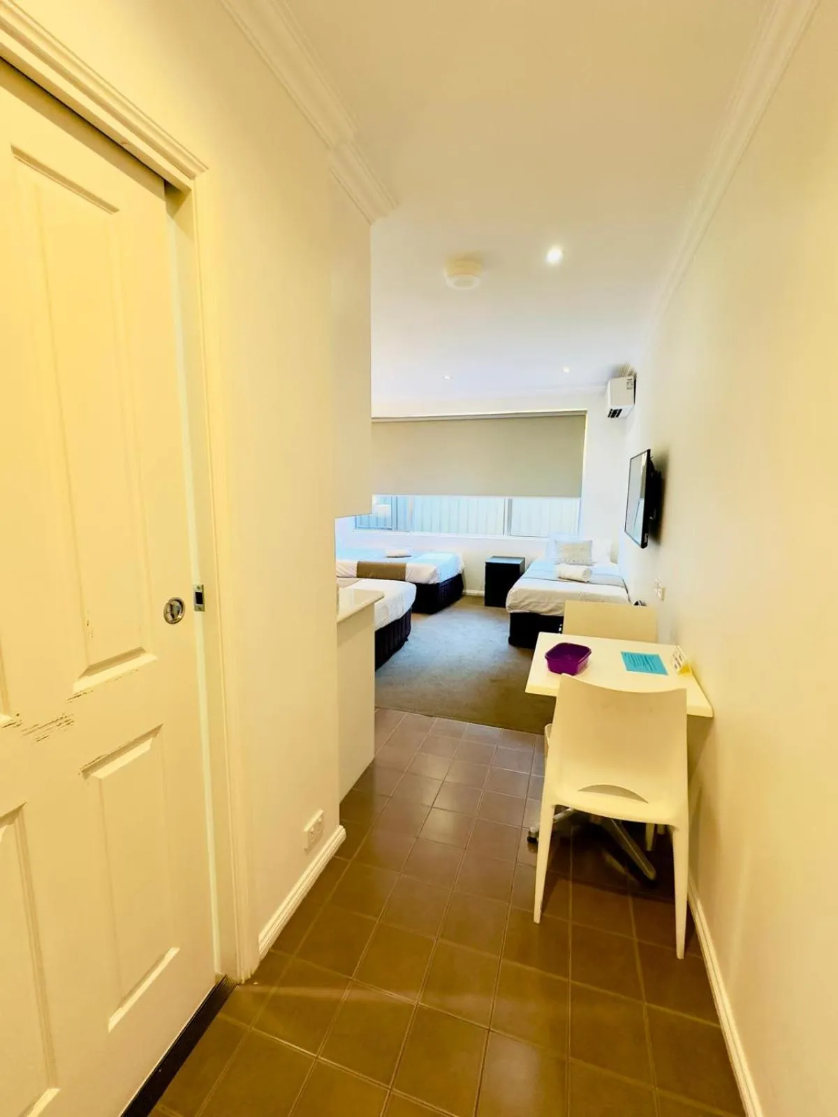 Bed in Merivale Motel