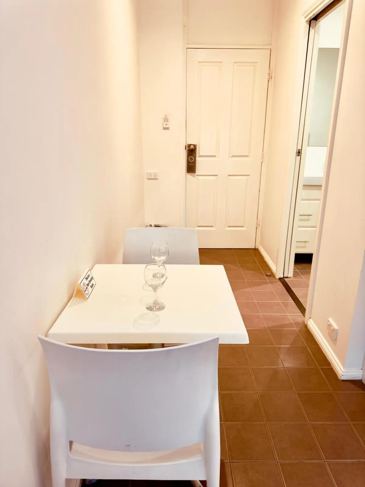 Dining area in Merivale Motel