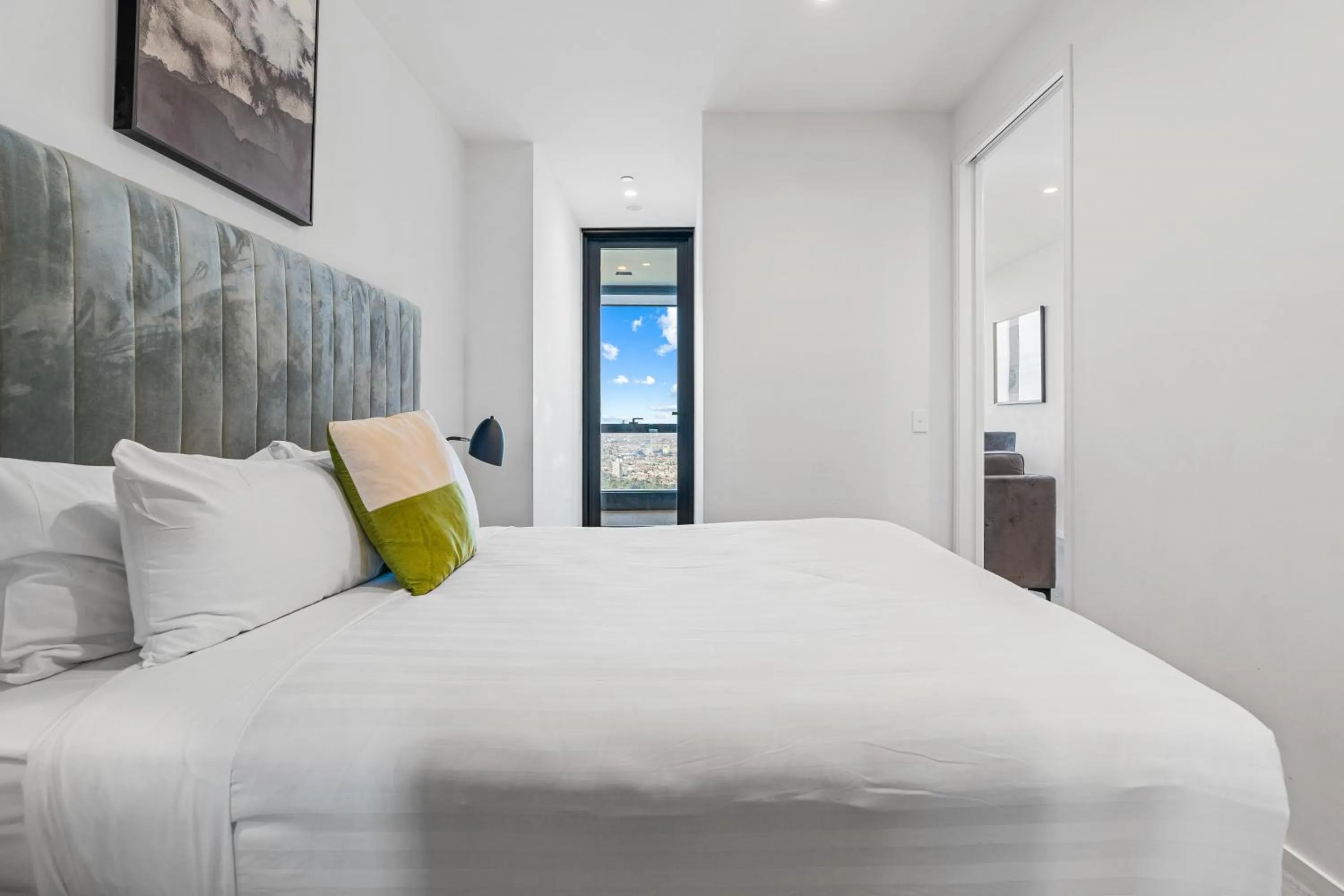 Bed in CLLIX Australia 108 Apartments