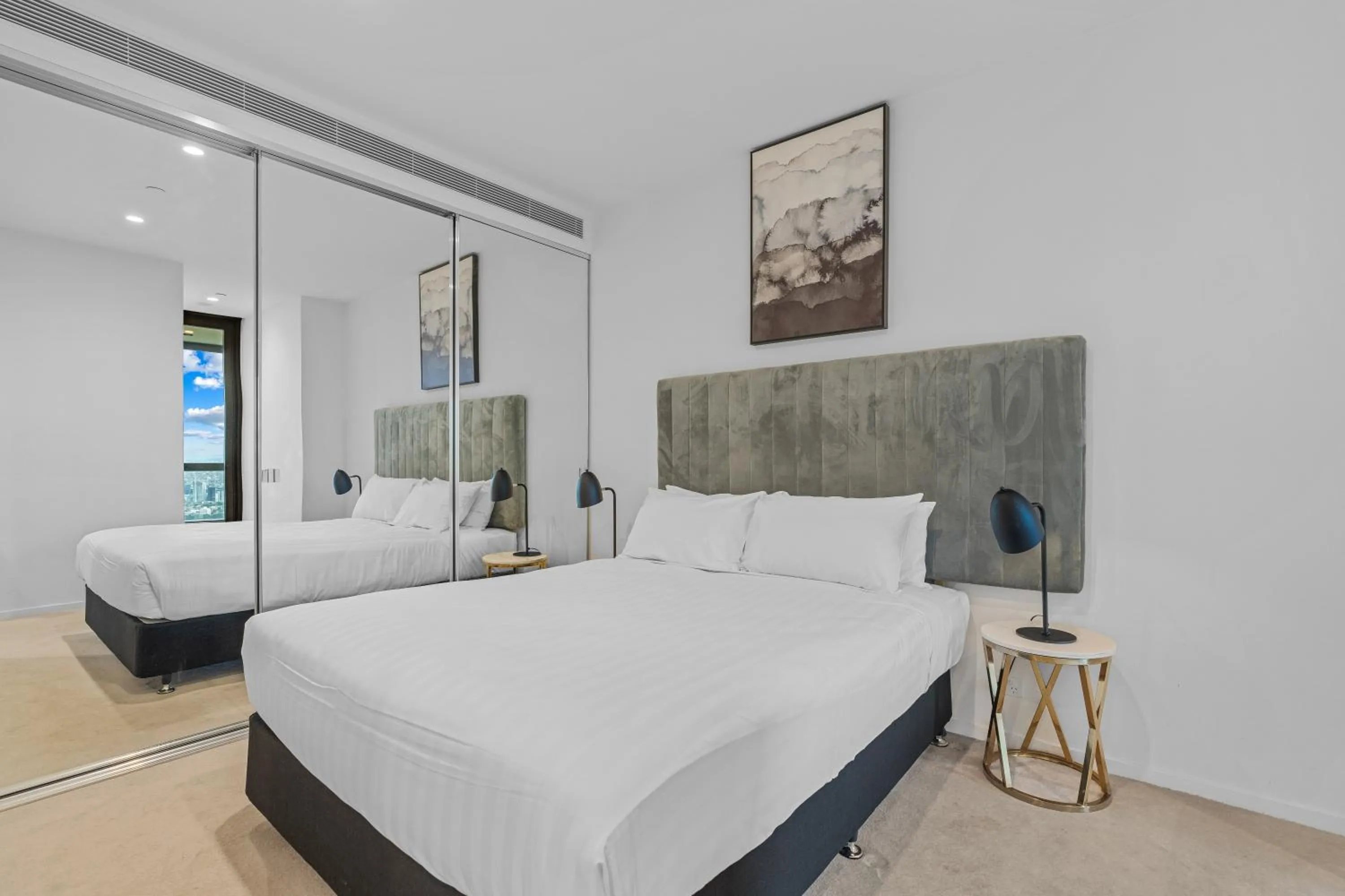 Bed in CLLIX Australia 108 Apartments