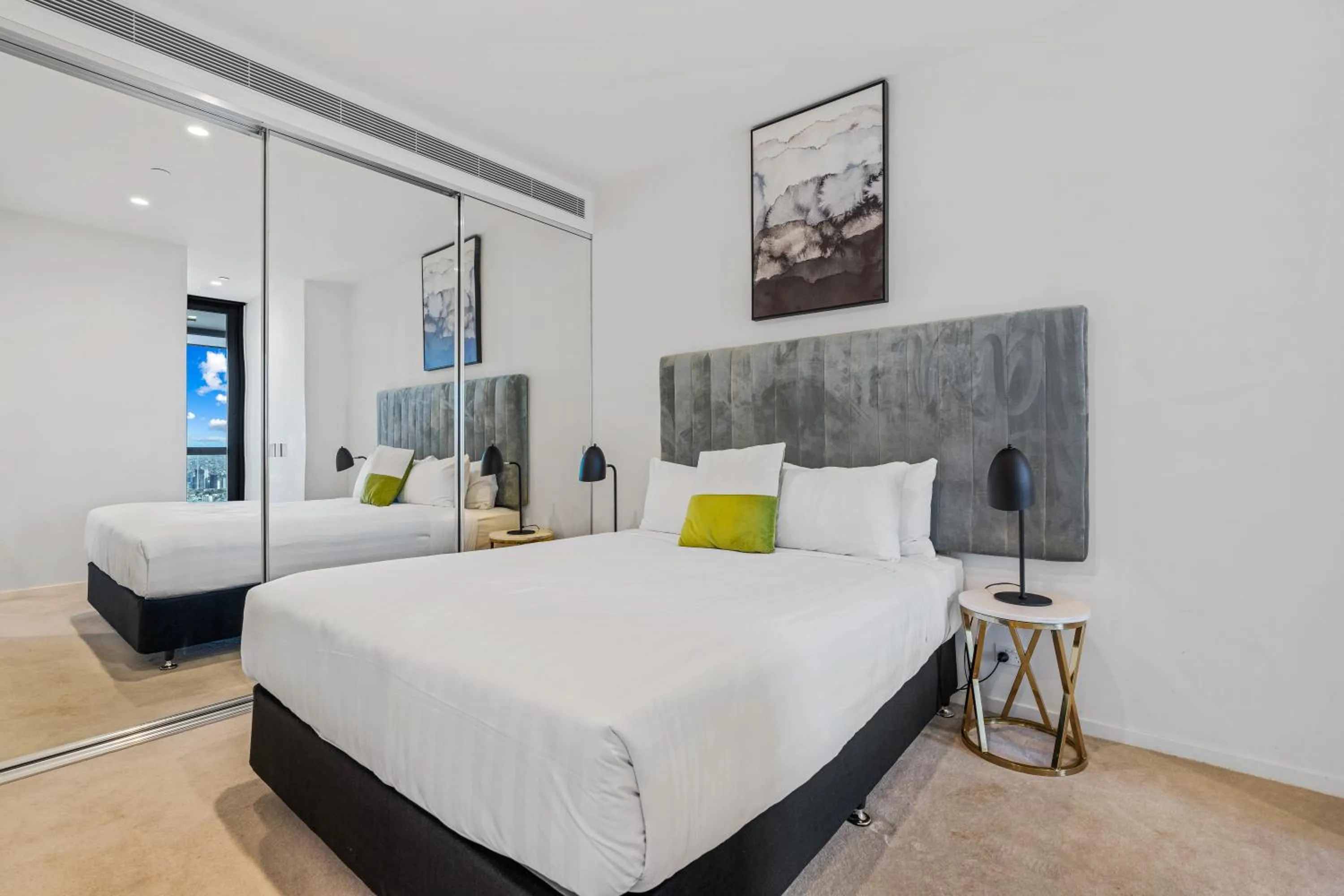 Bed in CLLIX Australia 108 Apartments