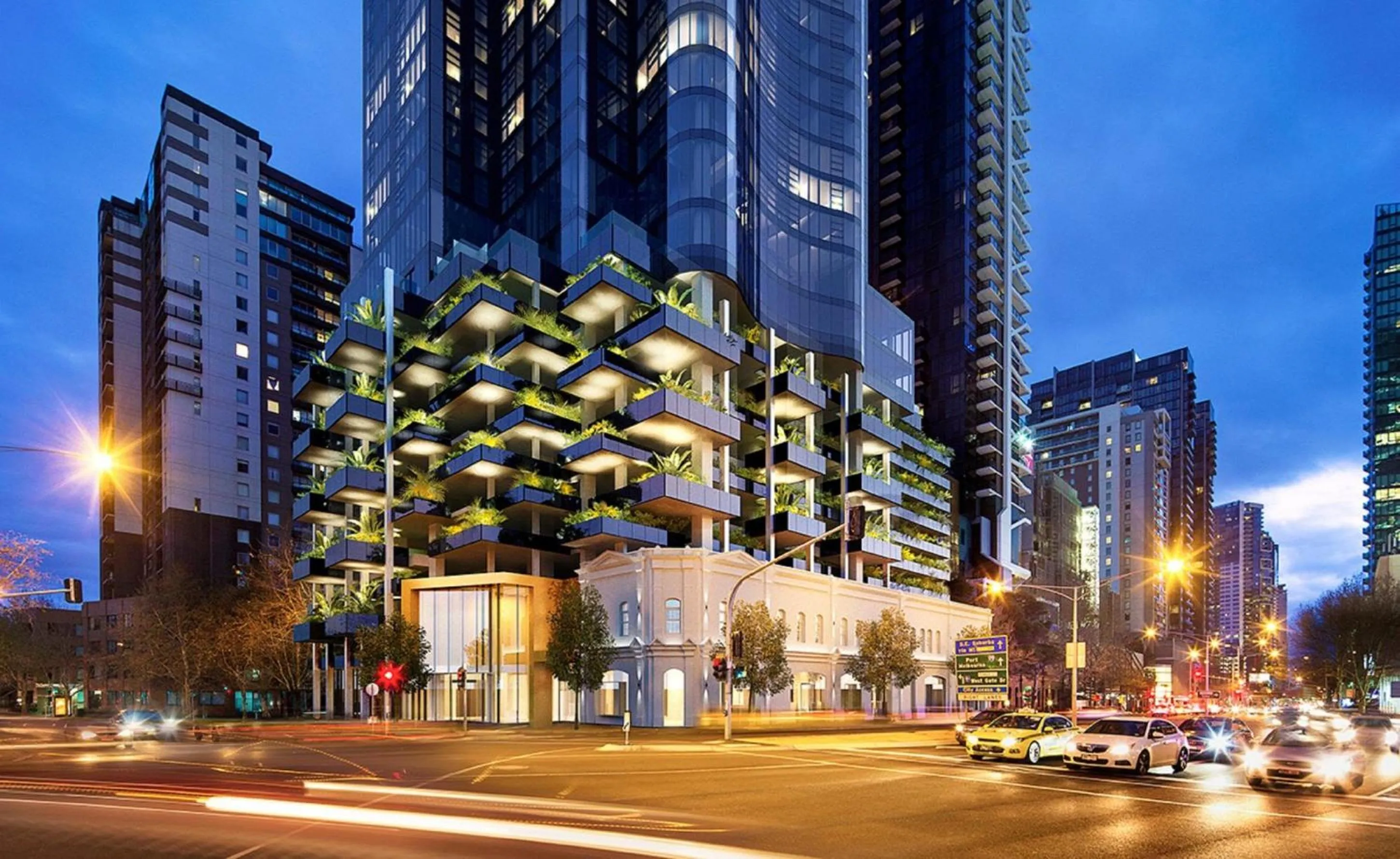 Facade/entrance in CLLIX Australia 108 Apartments