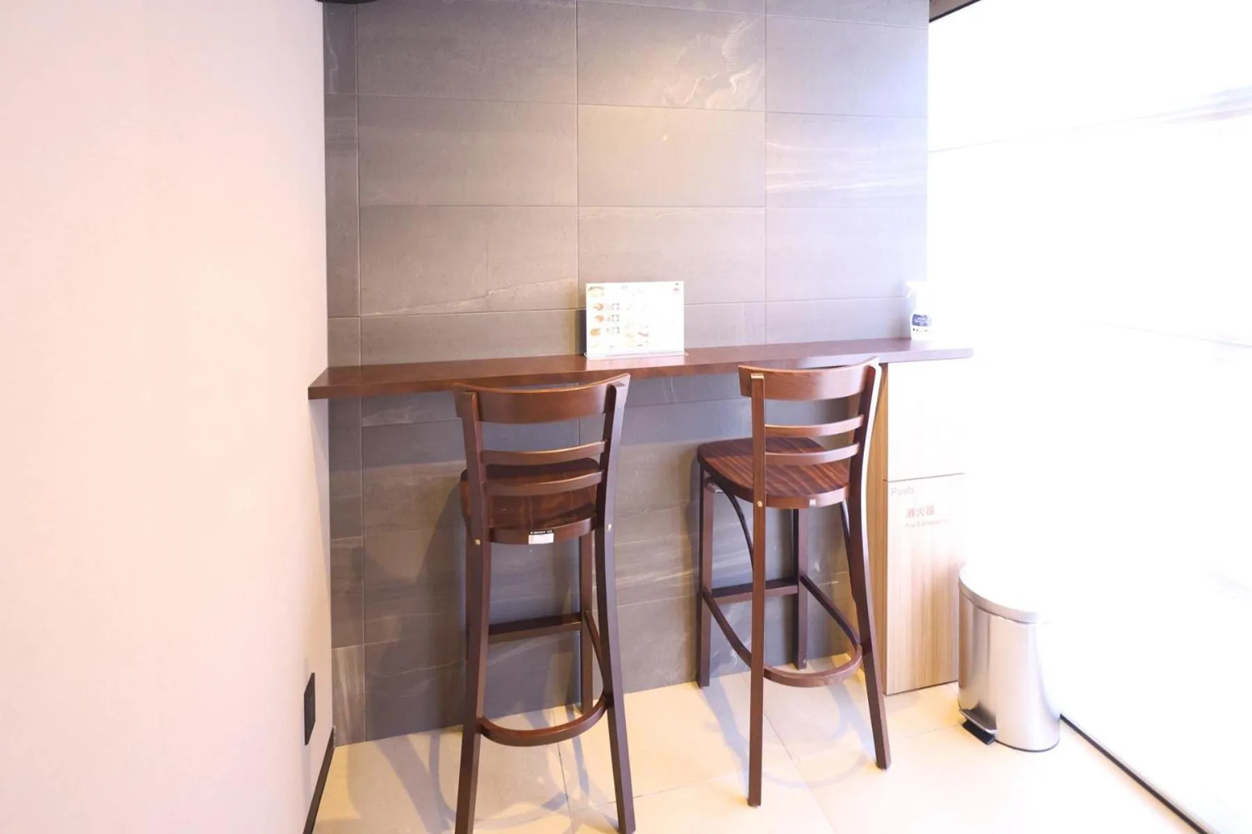 Communal lounge/ TV room in global cabin Yokohama Chinatown