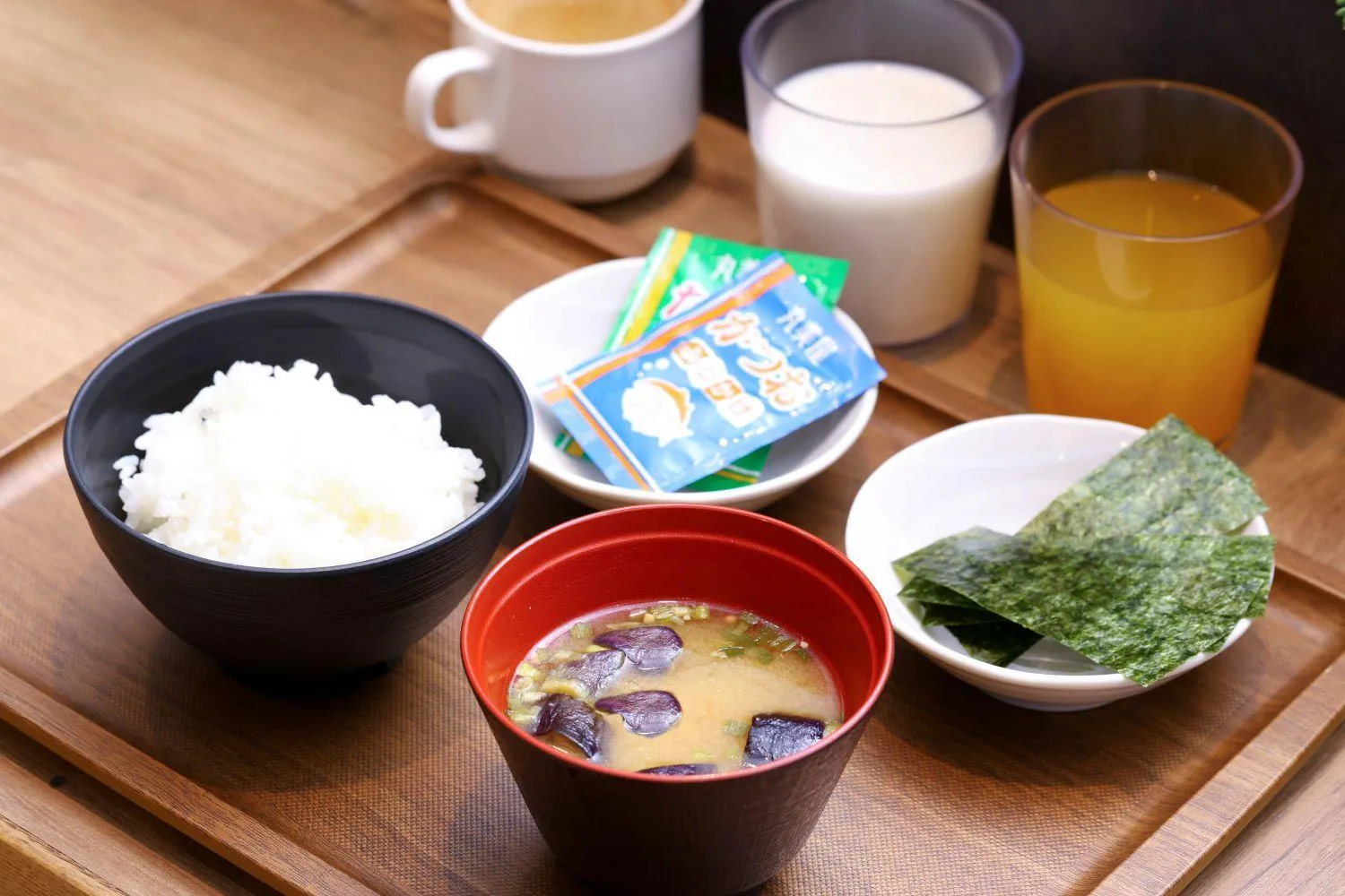 Breakfast in global cabin Yokohama Chinatown