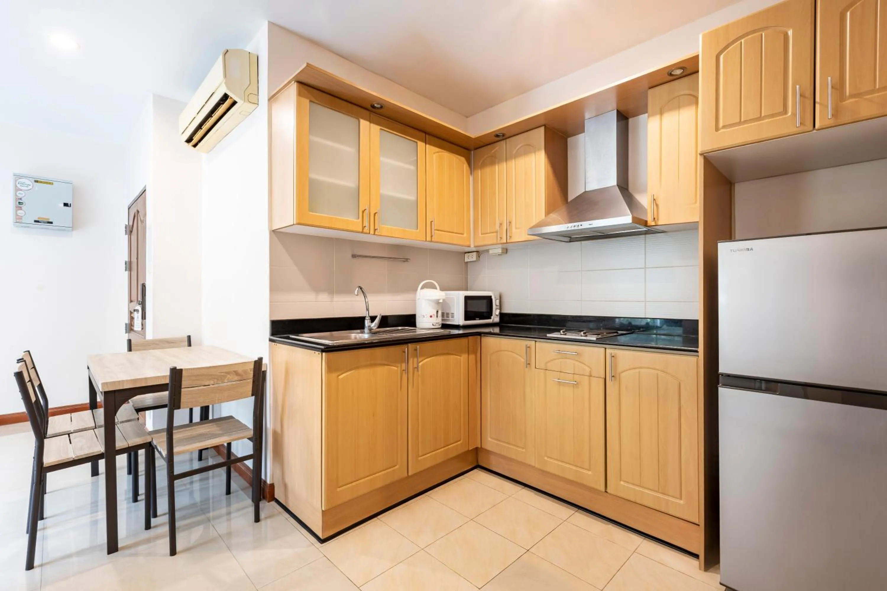 kitchen in Teja Hotel