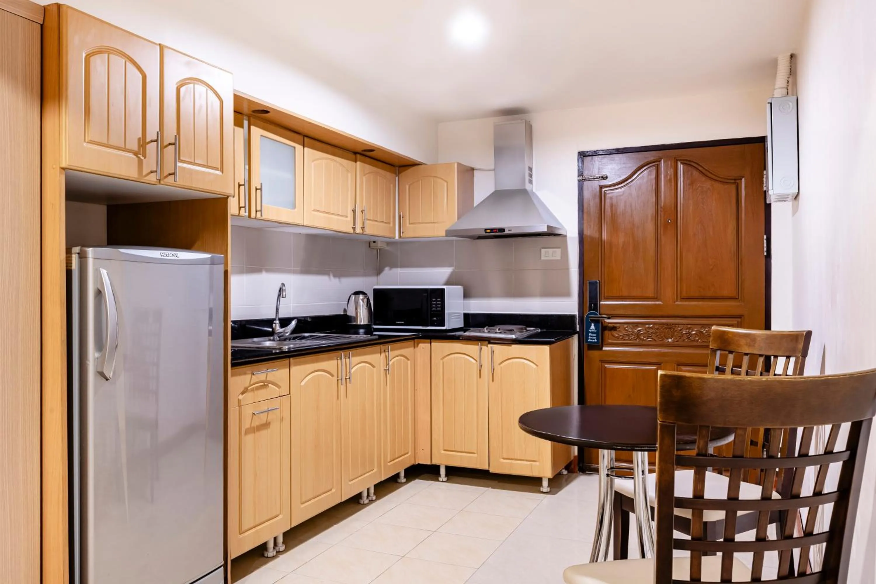 kitchen in Teja Hotel