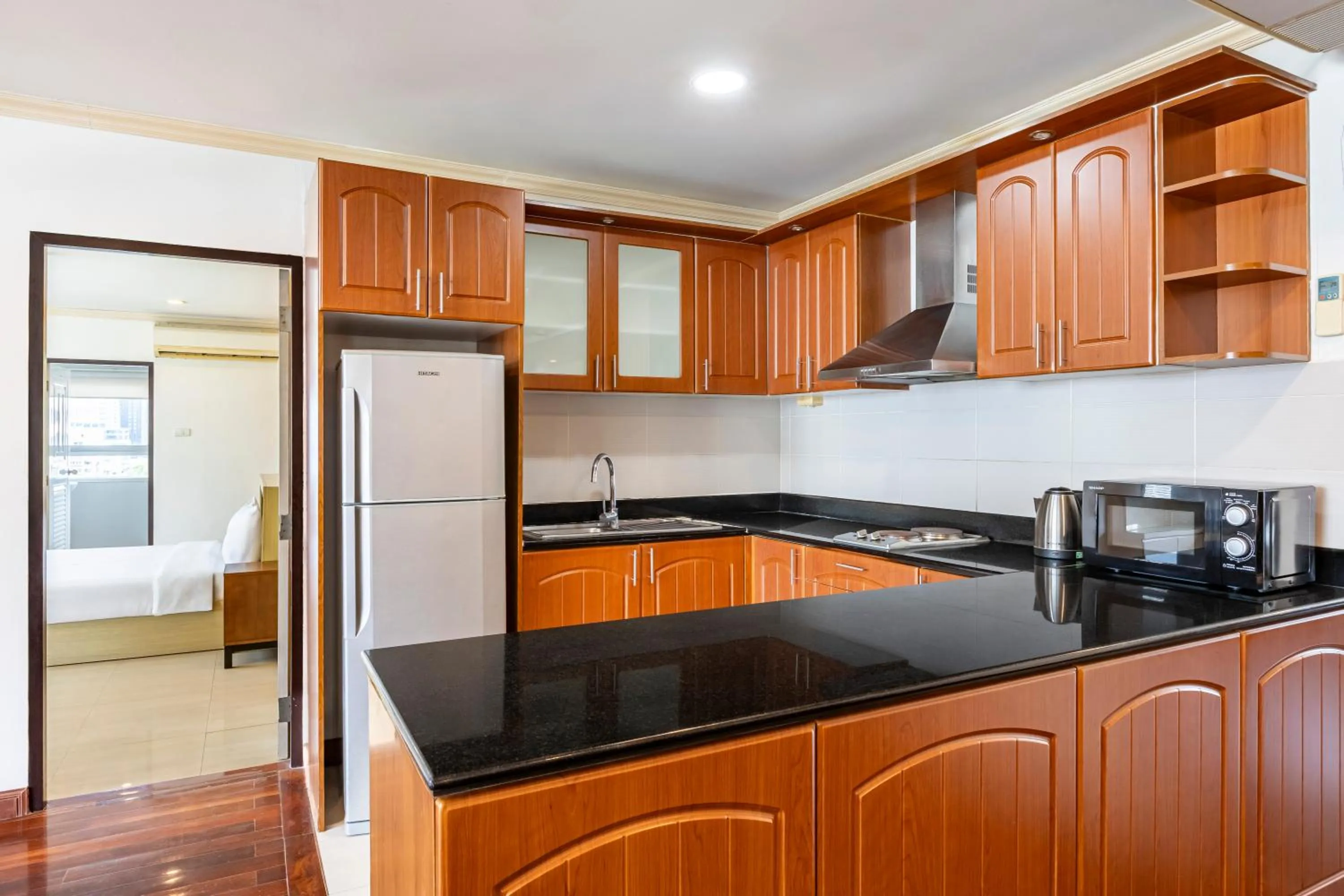 kitchen in Teja Hotel