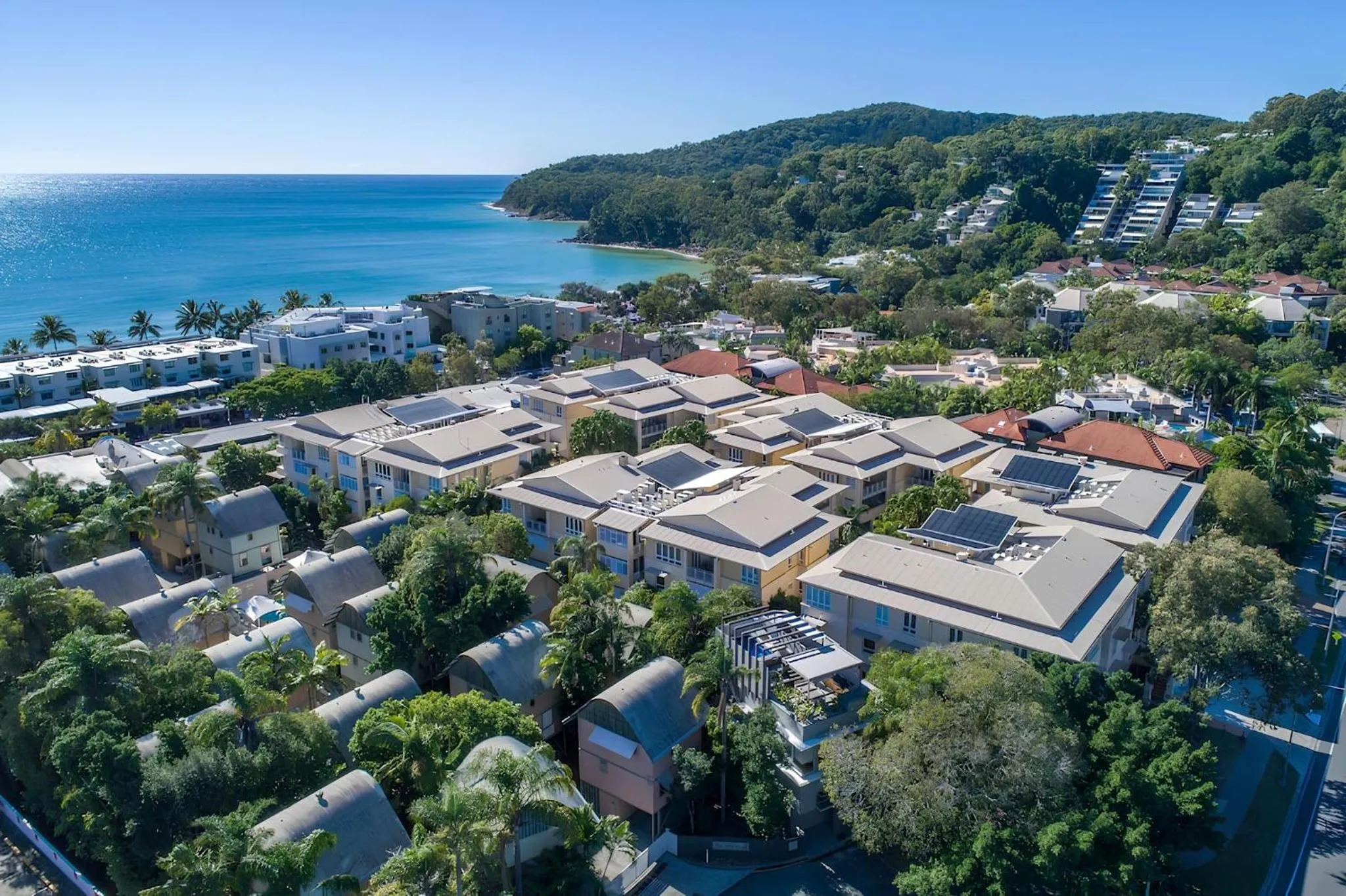 Bird's eye view in The Hastings Beach Houses