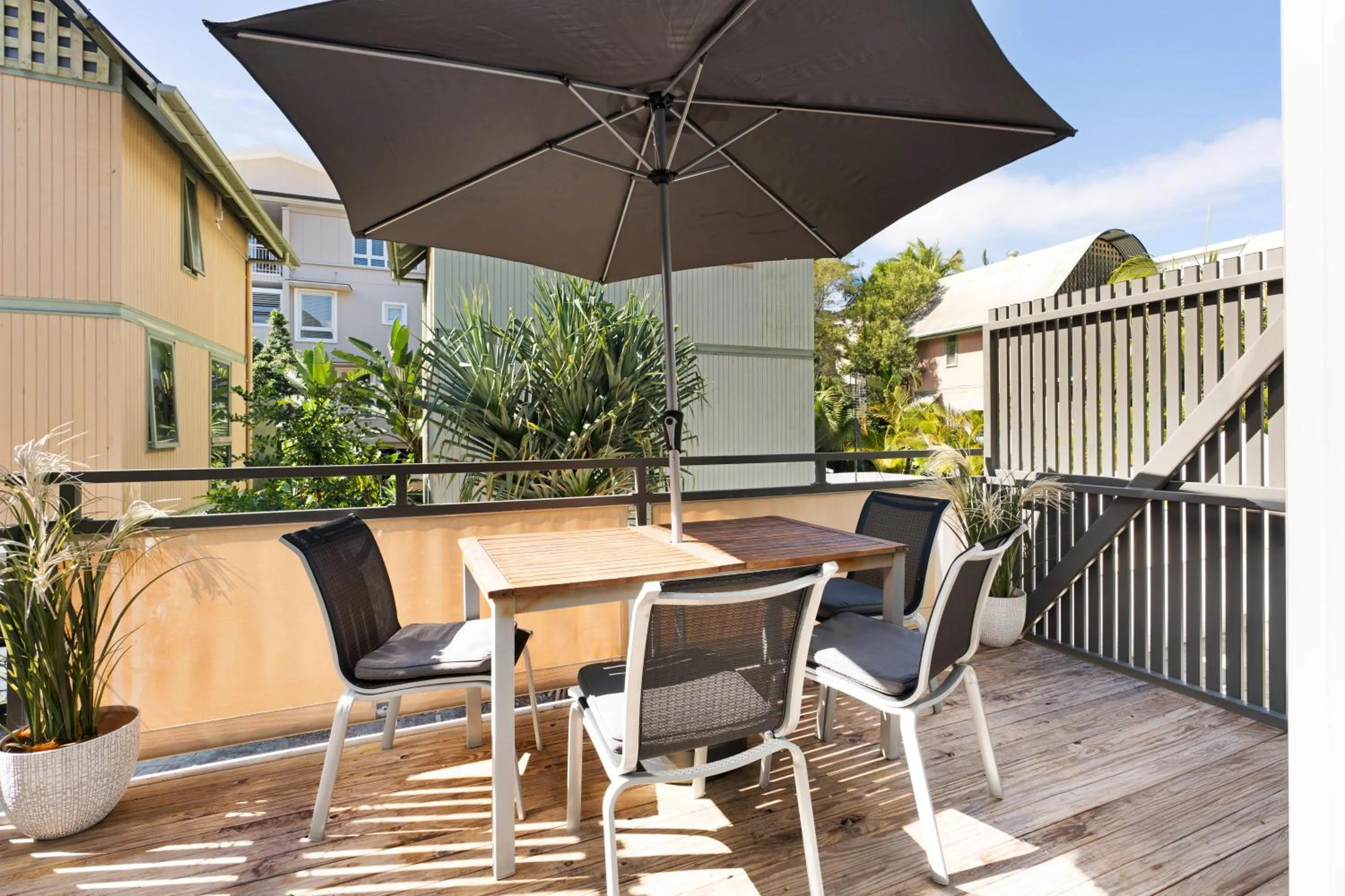 Patio in The Hastings Beach Houses