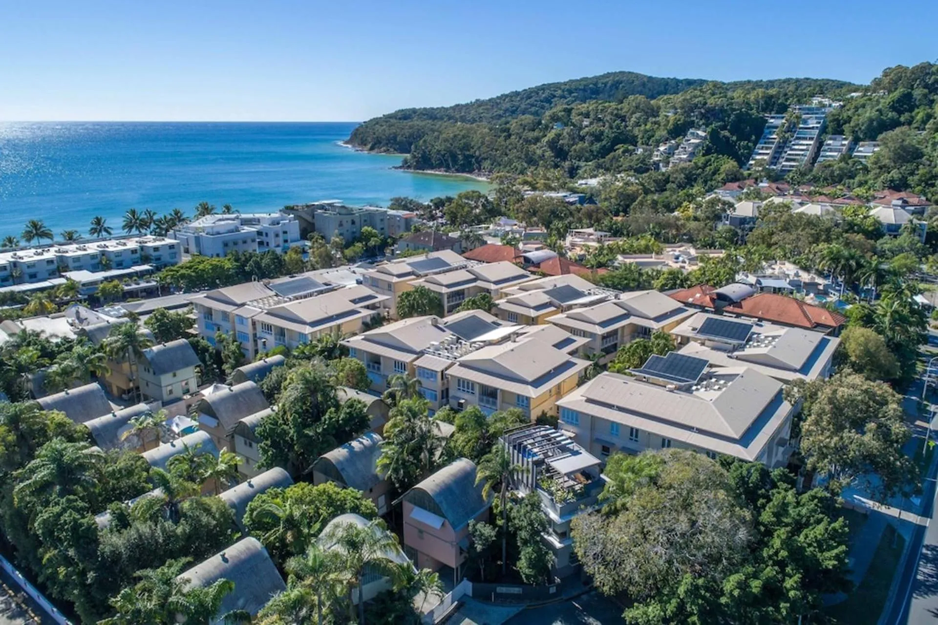 Bird's eye view in The Hastings Beach Houses