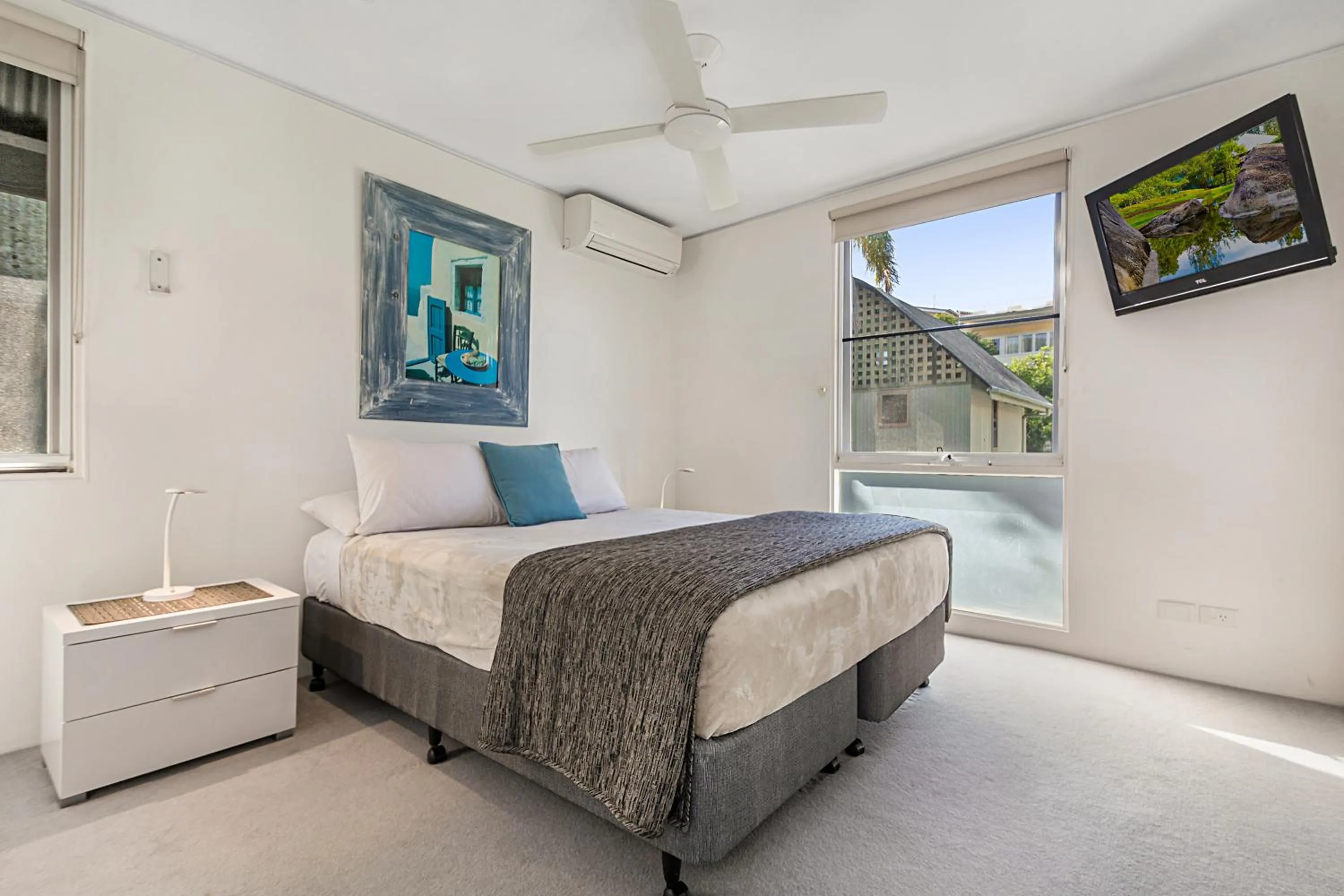 Bedroom, Bed in The Hastings Beach Houses