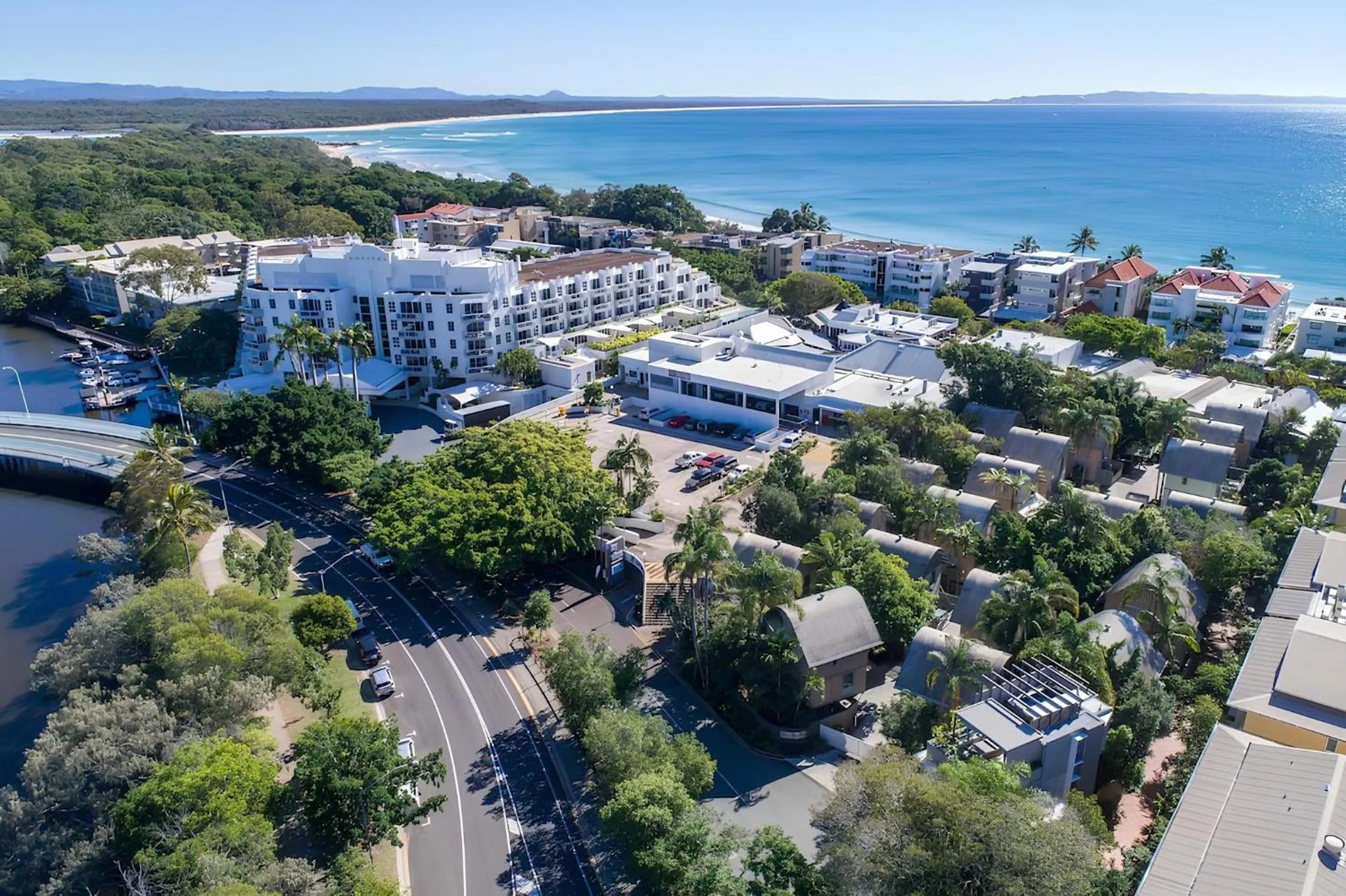 Bird's eye view in The Hastings Beach Houses