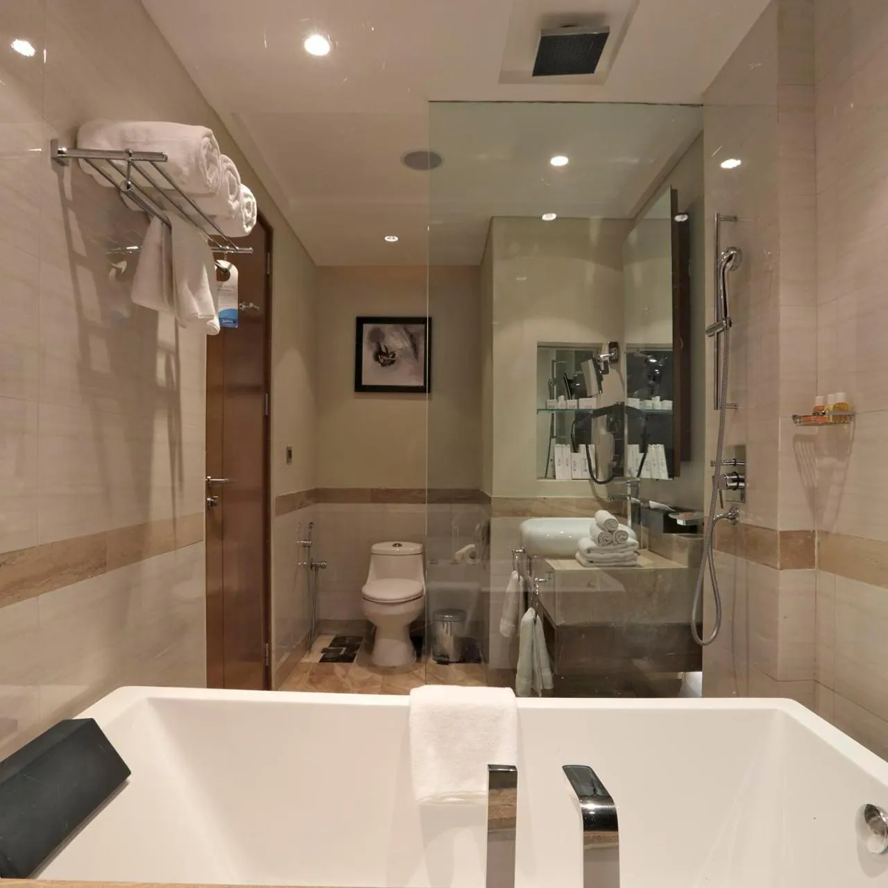 Bathroom in Yashail Hotel Haridwar