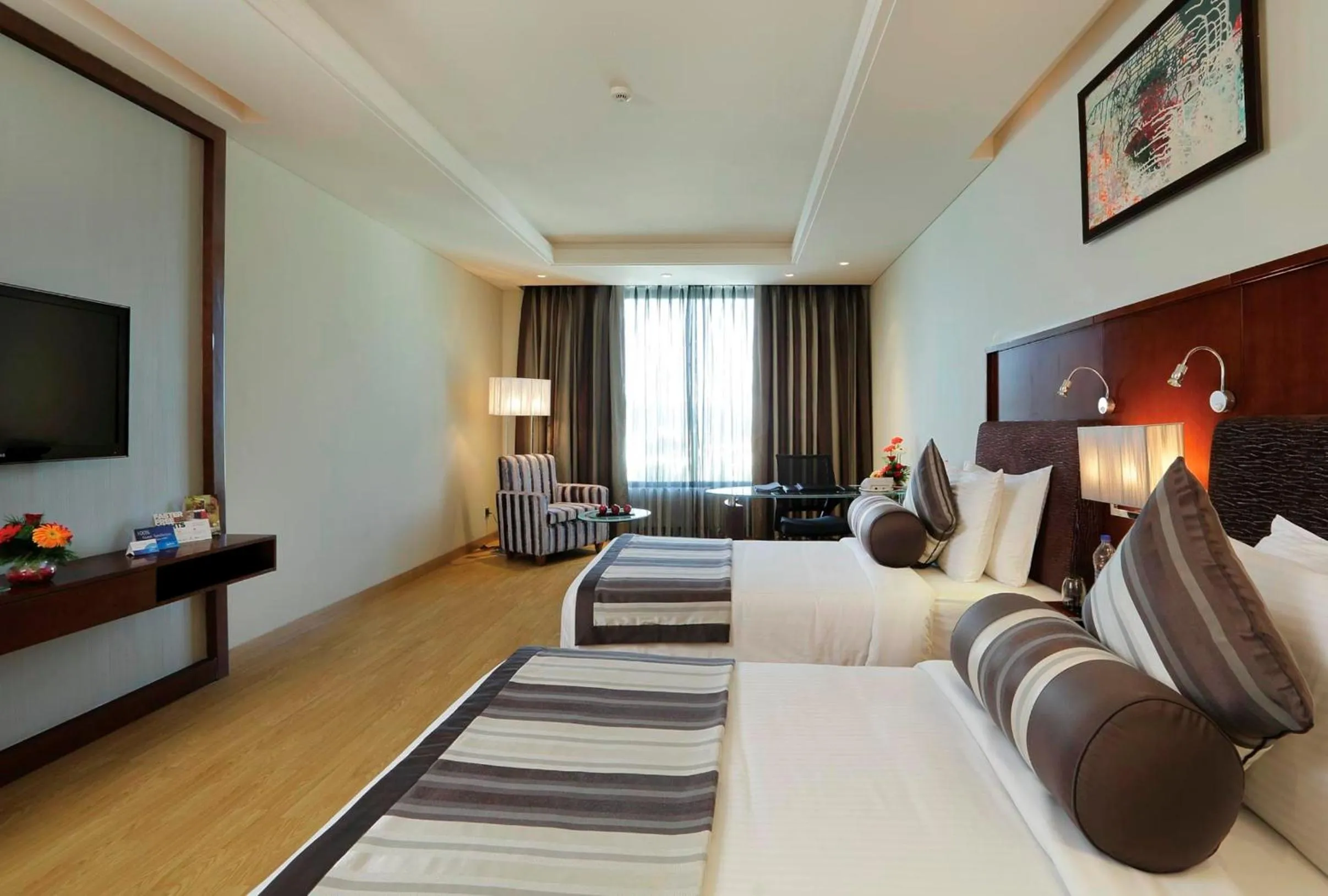 Photo of the whole room, Bed in Yashail Hotel Haridwar