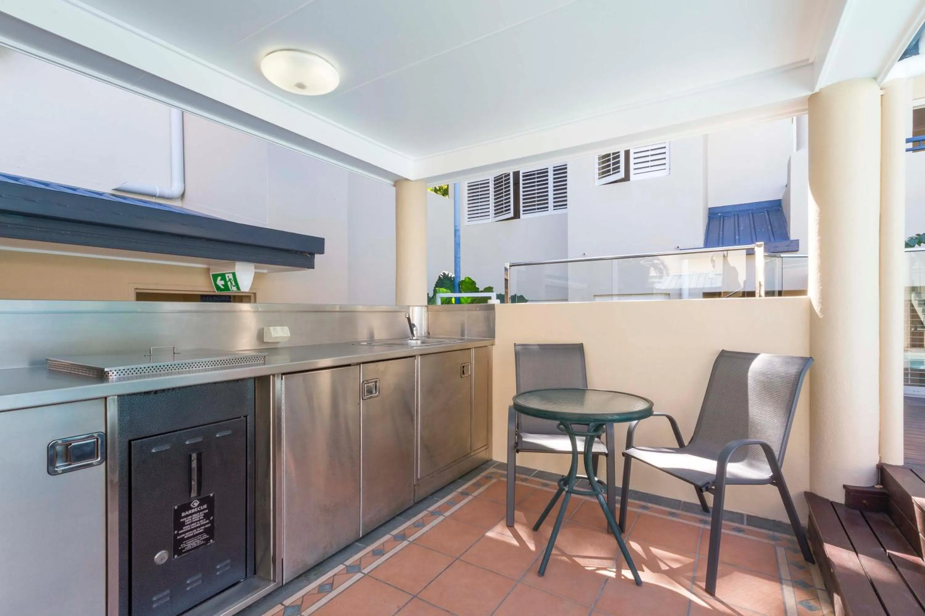 BBQ facilities in The Newport on Macrossan - Adults Only