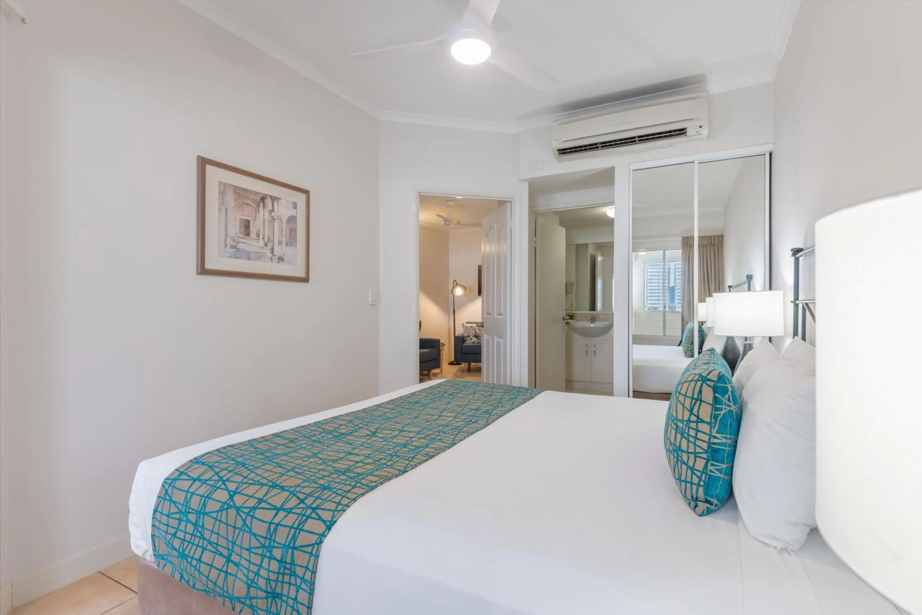 Bedroom, Bed in The Newport on Macrossan - Adults Only