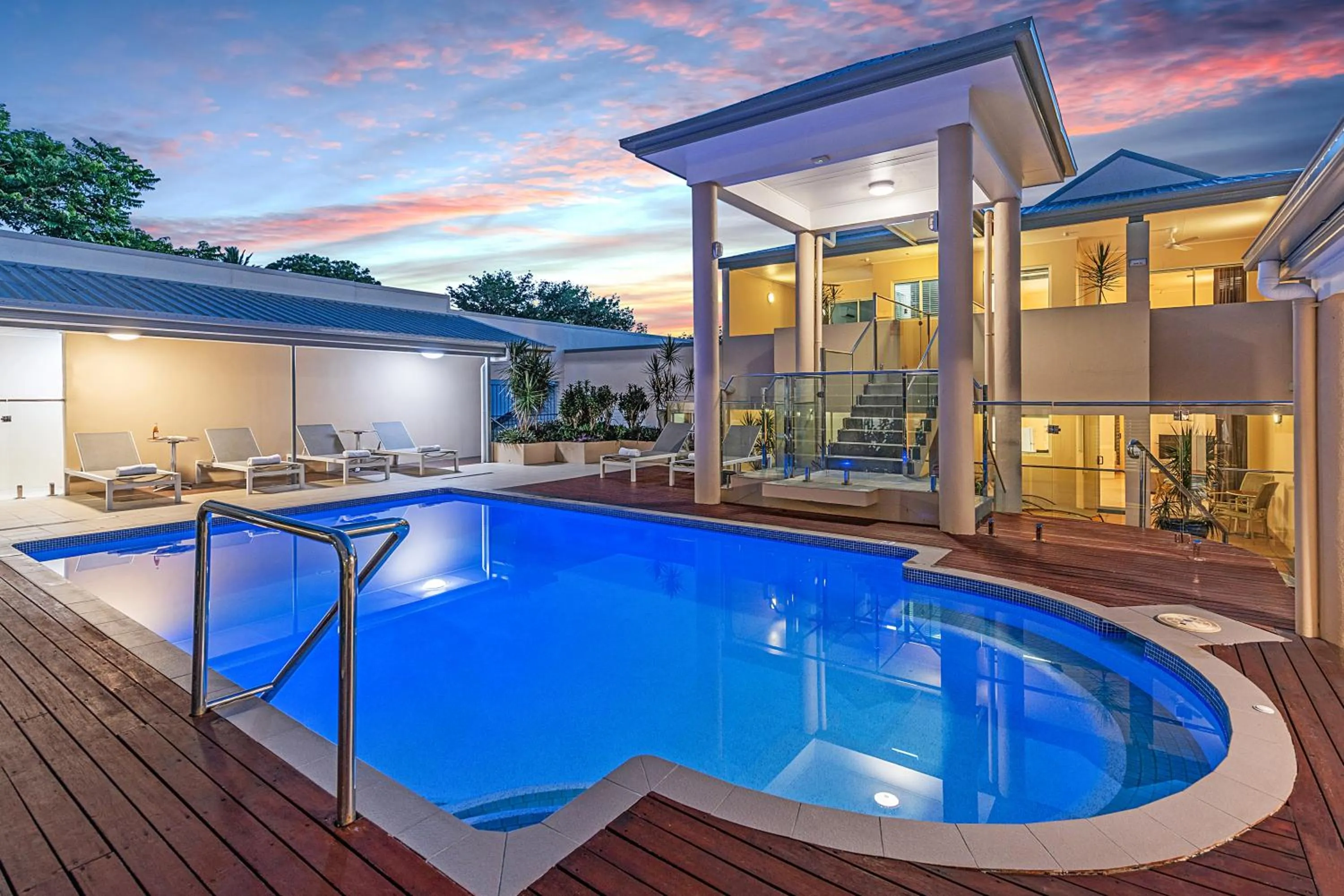 Swimming pool in The Newport on Macrossan - Adults Only