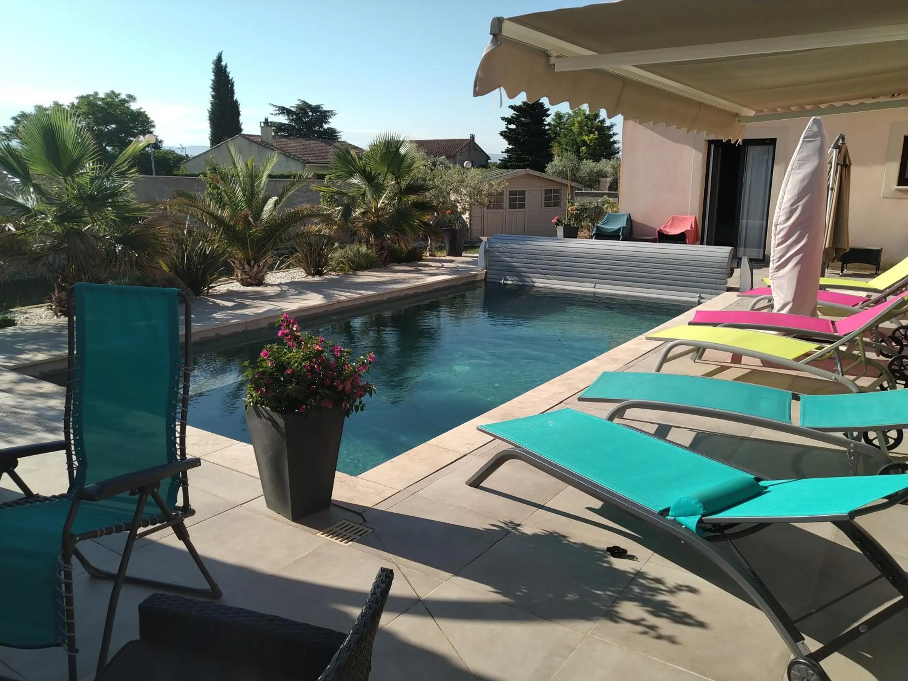 Garden view in Les Figues