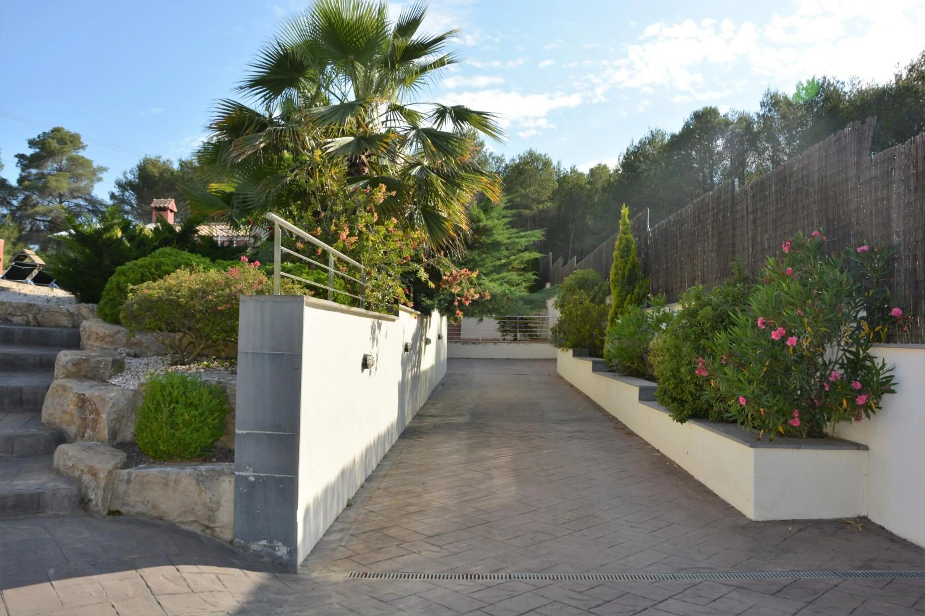 Off site in Villa Sitges La Calma 10 minutes drive Sitges 2 minutes walk Garraf Park AC