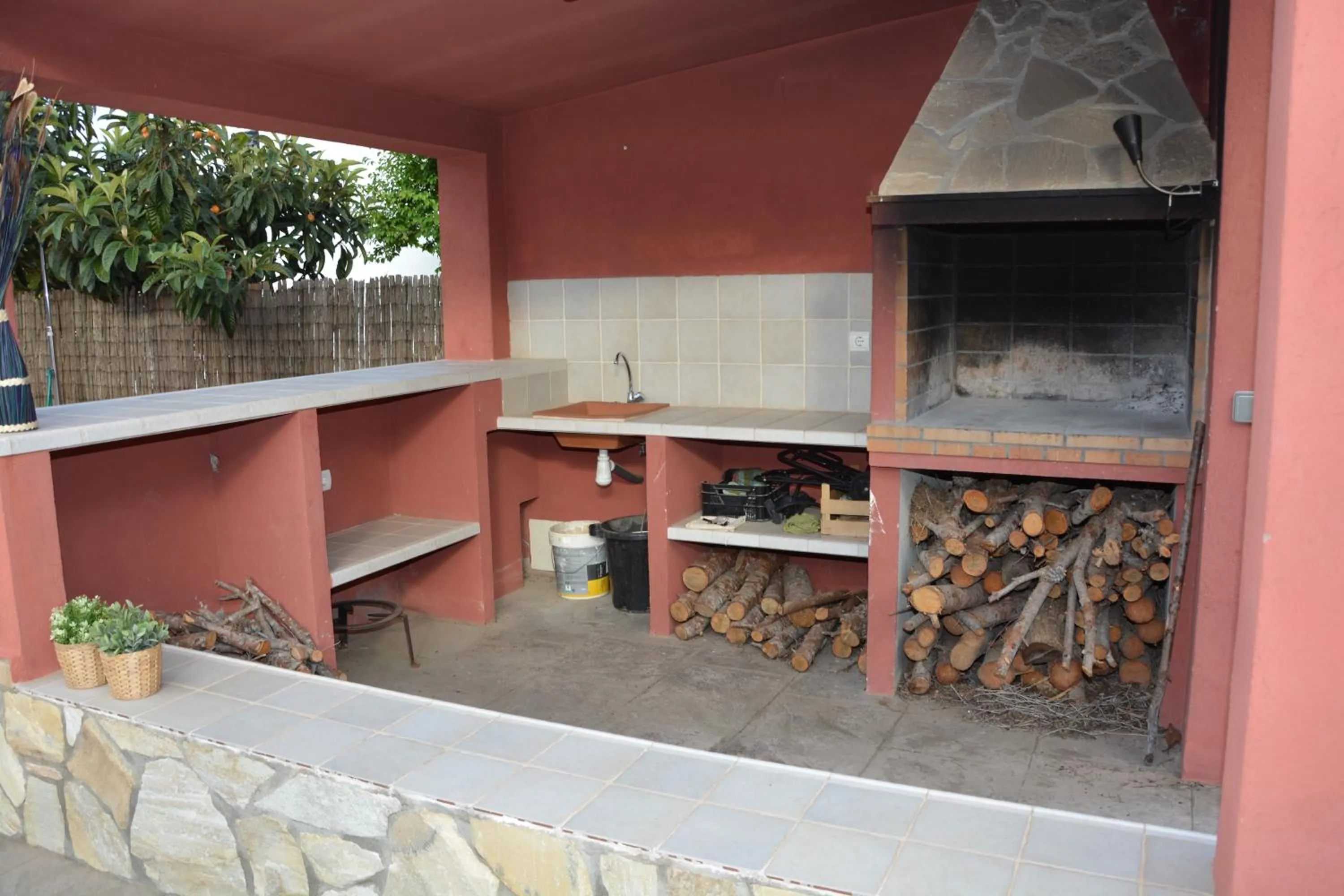 Off site in Villa Sitges La Calma 10 minutes drive Sitges 2 minutes walk Garraf Park AC