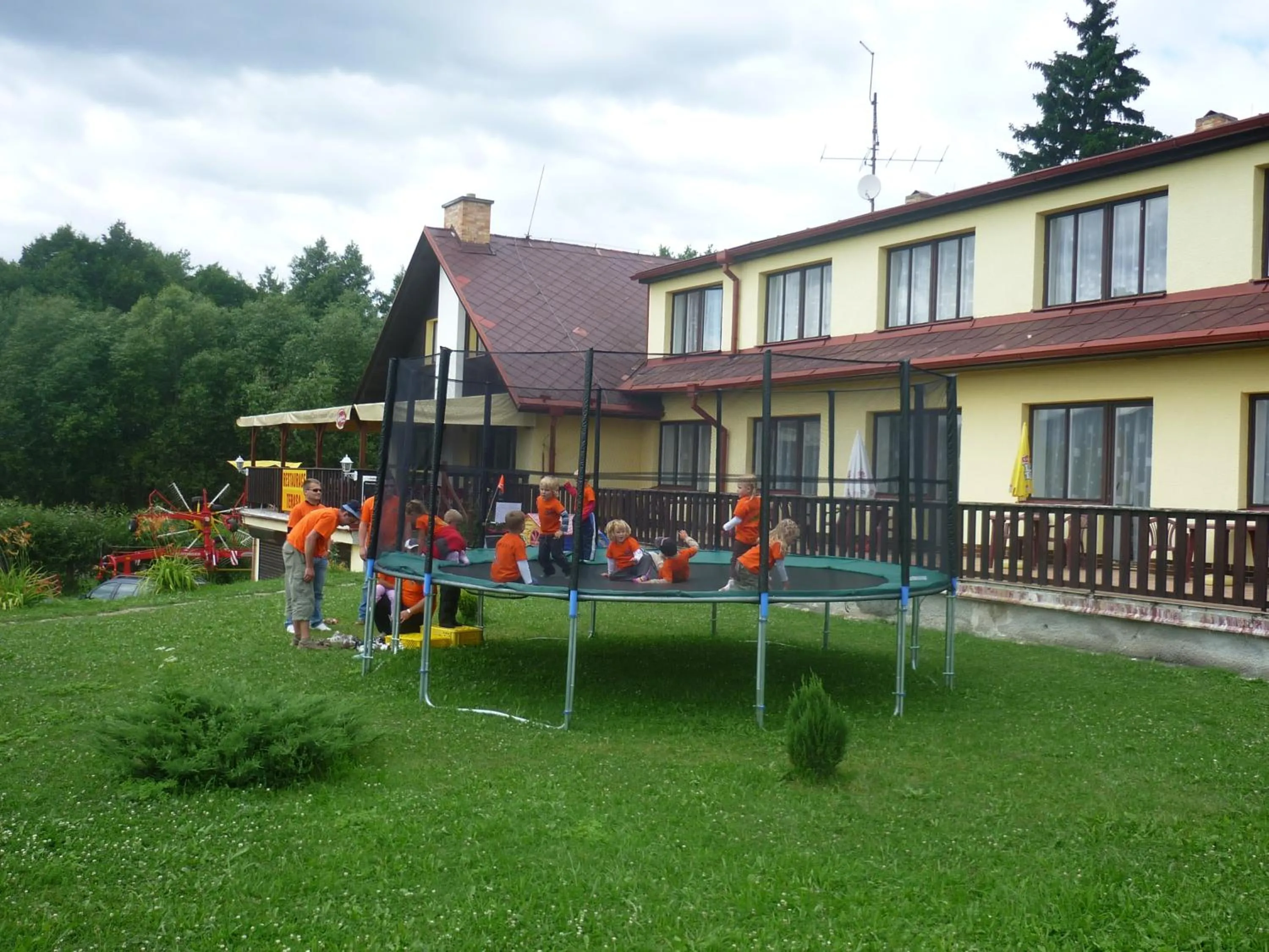 Children play ground in Penzion u Kukačků