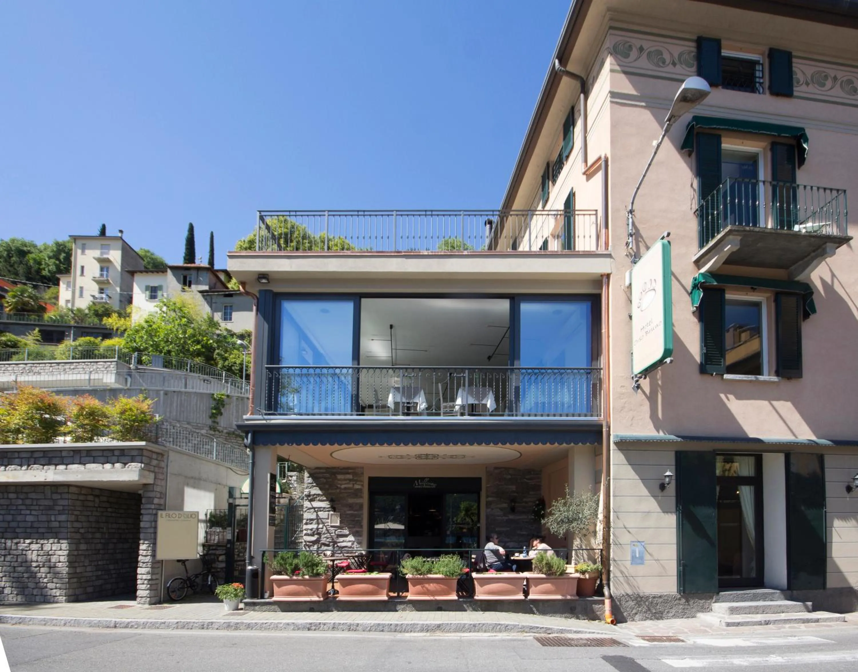 Property building in Hotel Orso Bruno