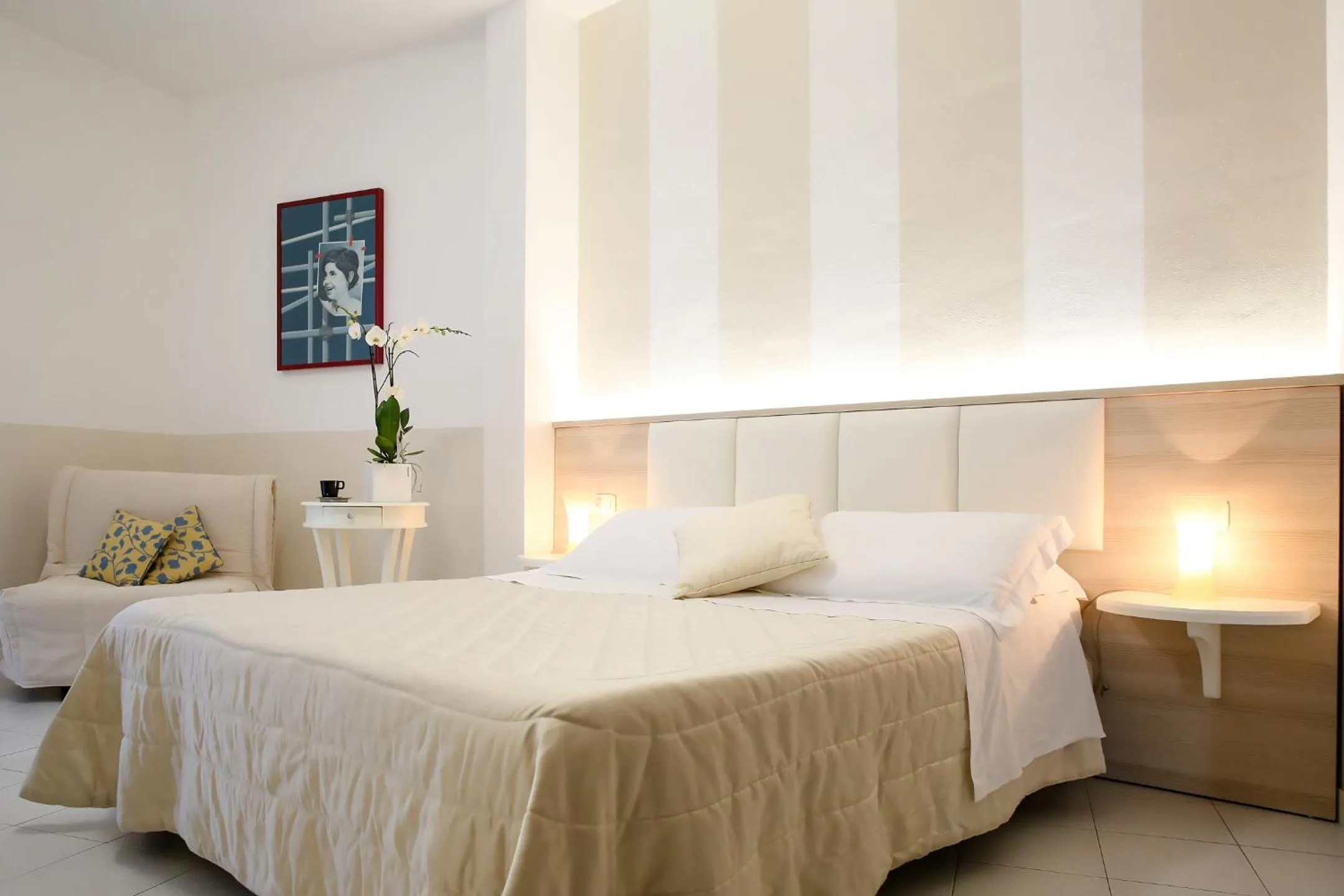 Bedroom, Bed in Hotel Rosmarina