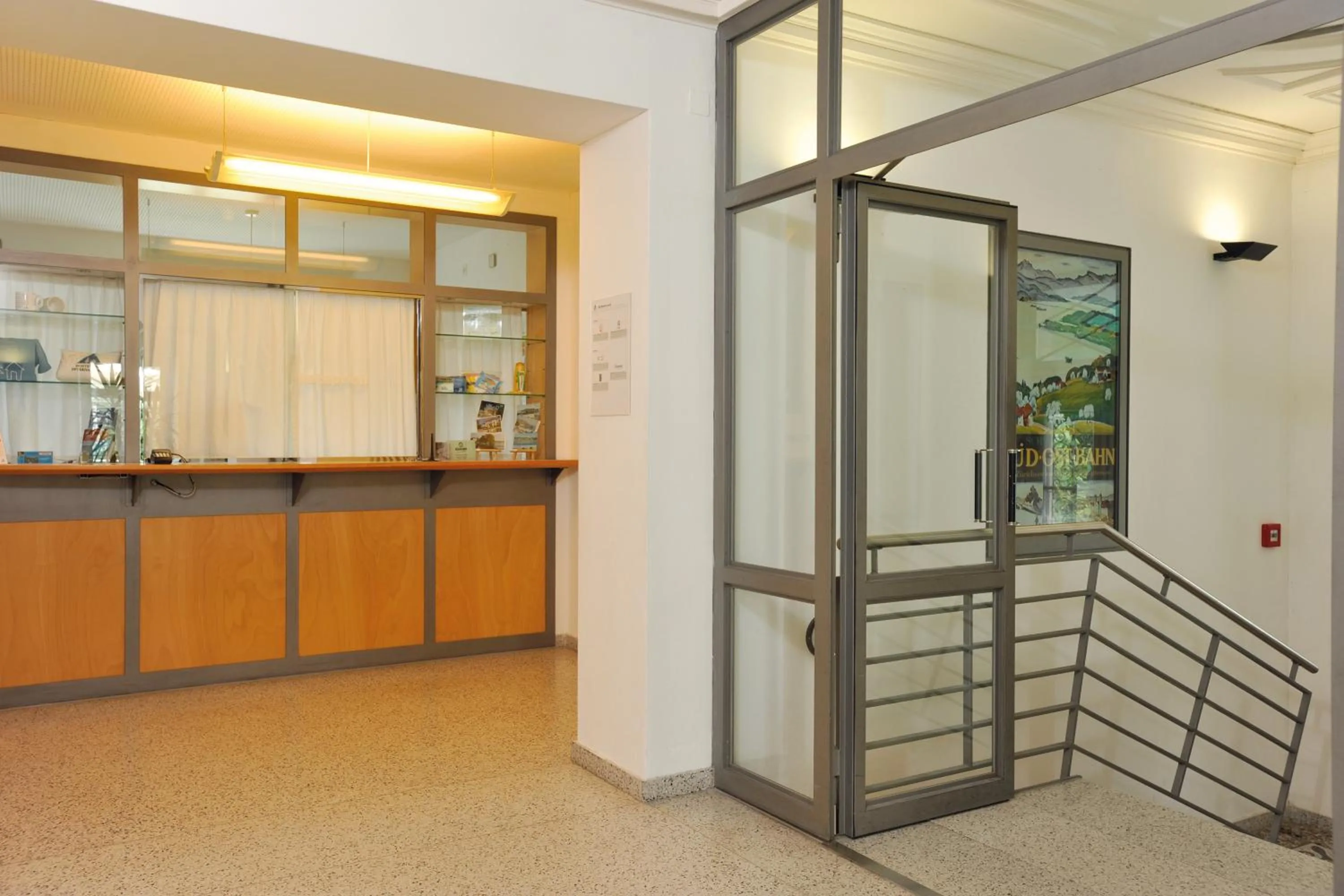 Lobby or reception in Richterswil Youth Hostel