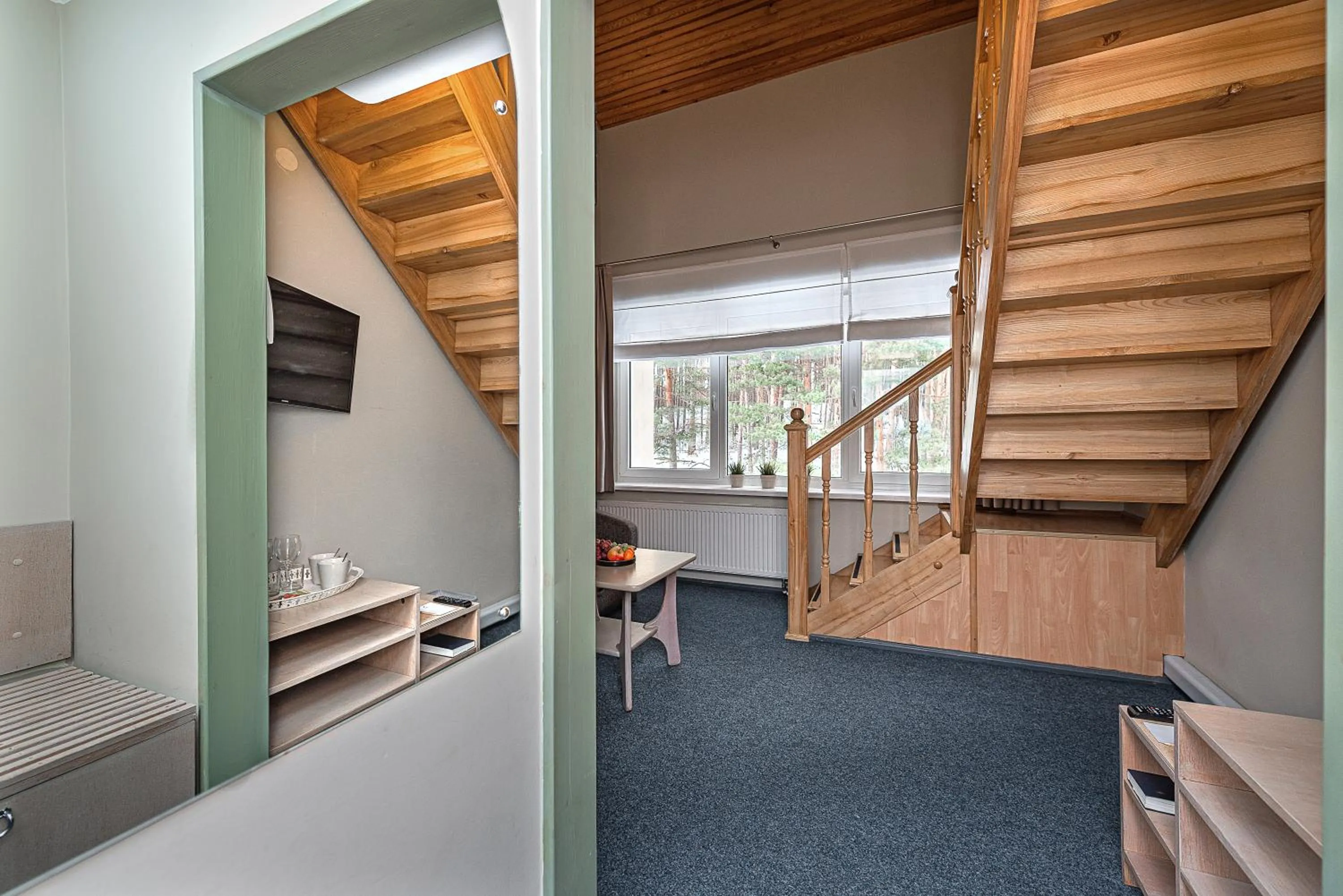 Living room in Nykščio Namai & SPA