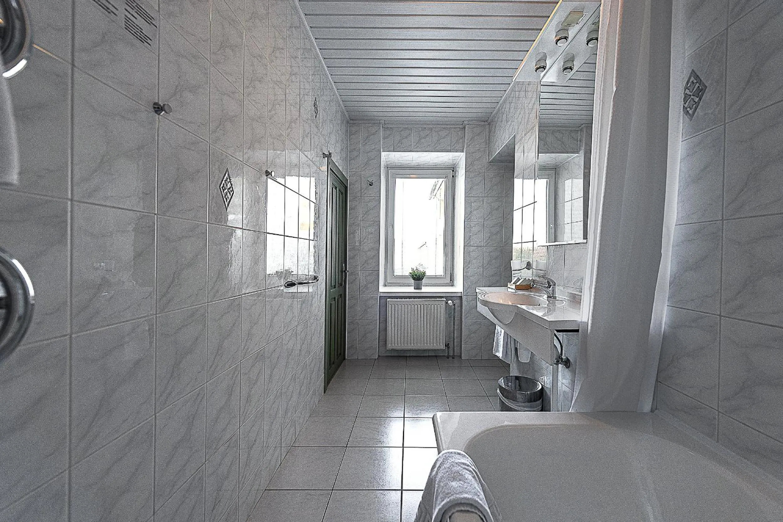 Bathroom in Nykščio Namai & SPA