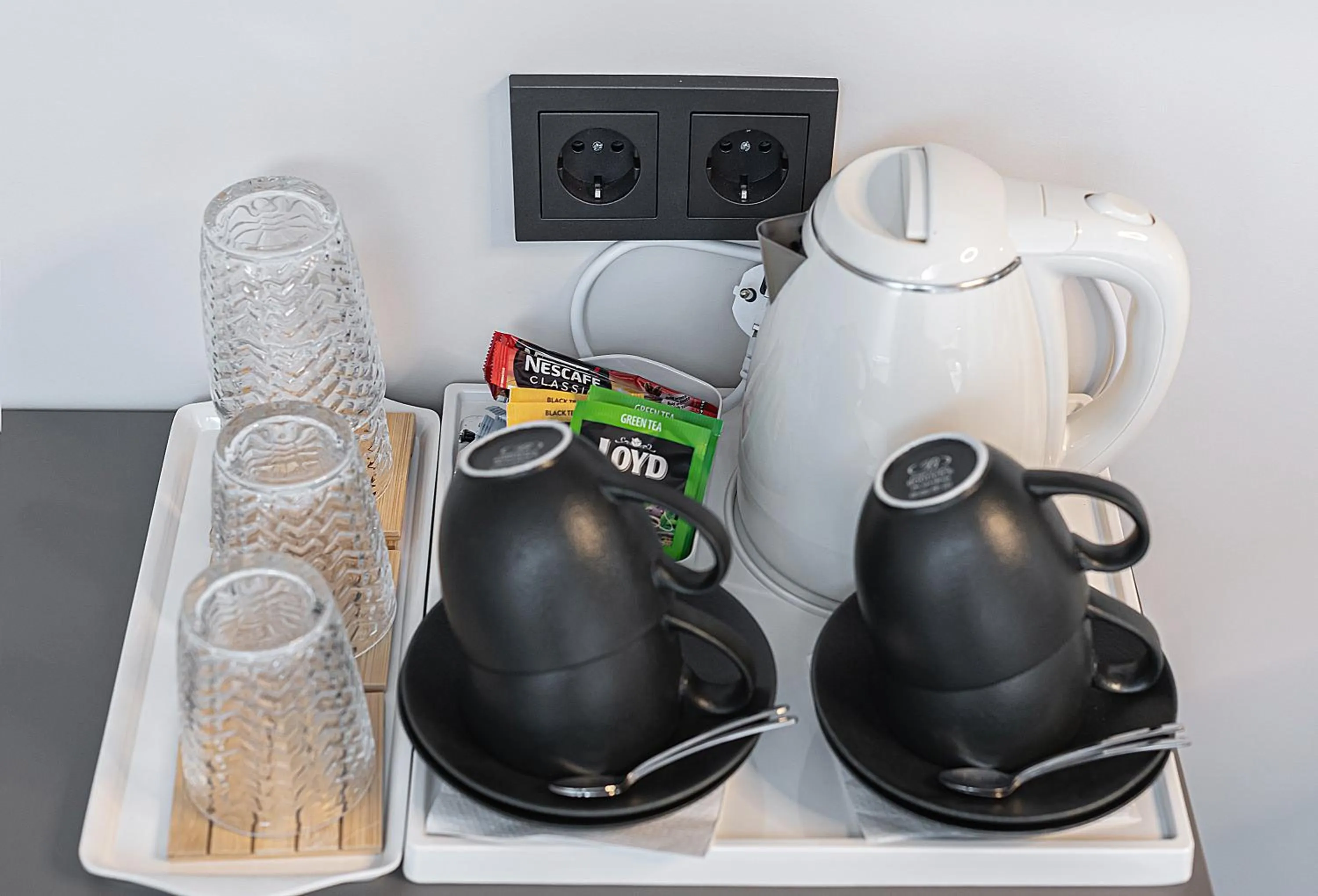 Coffee/tea facilities in Nykščio Namai & SPA