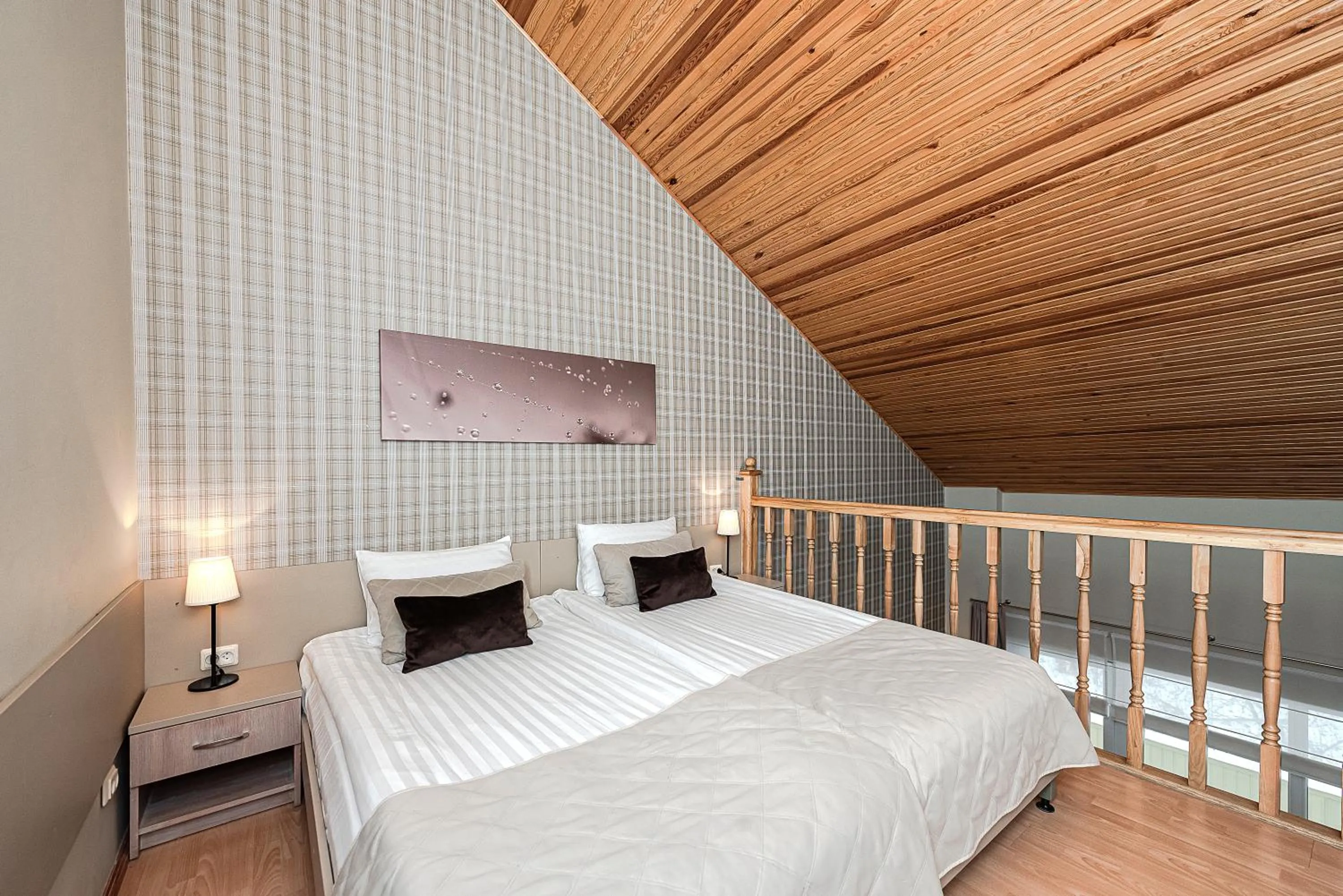 Bed in Nykščio Namai & SPA