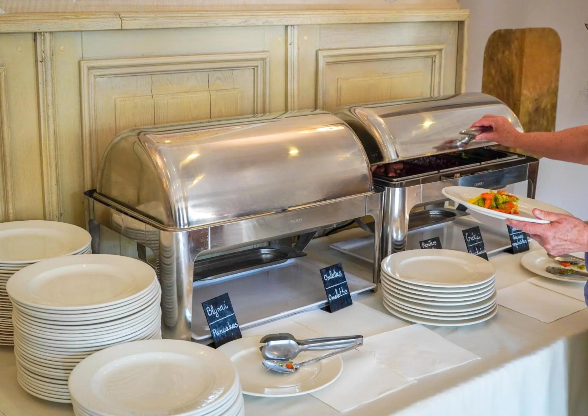 Buffet breakfast in Nykščio Namai & SPA