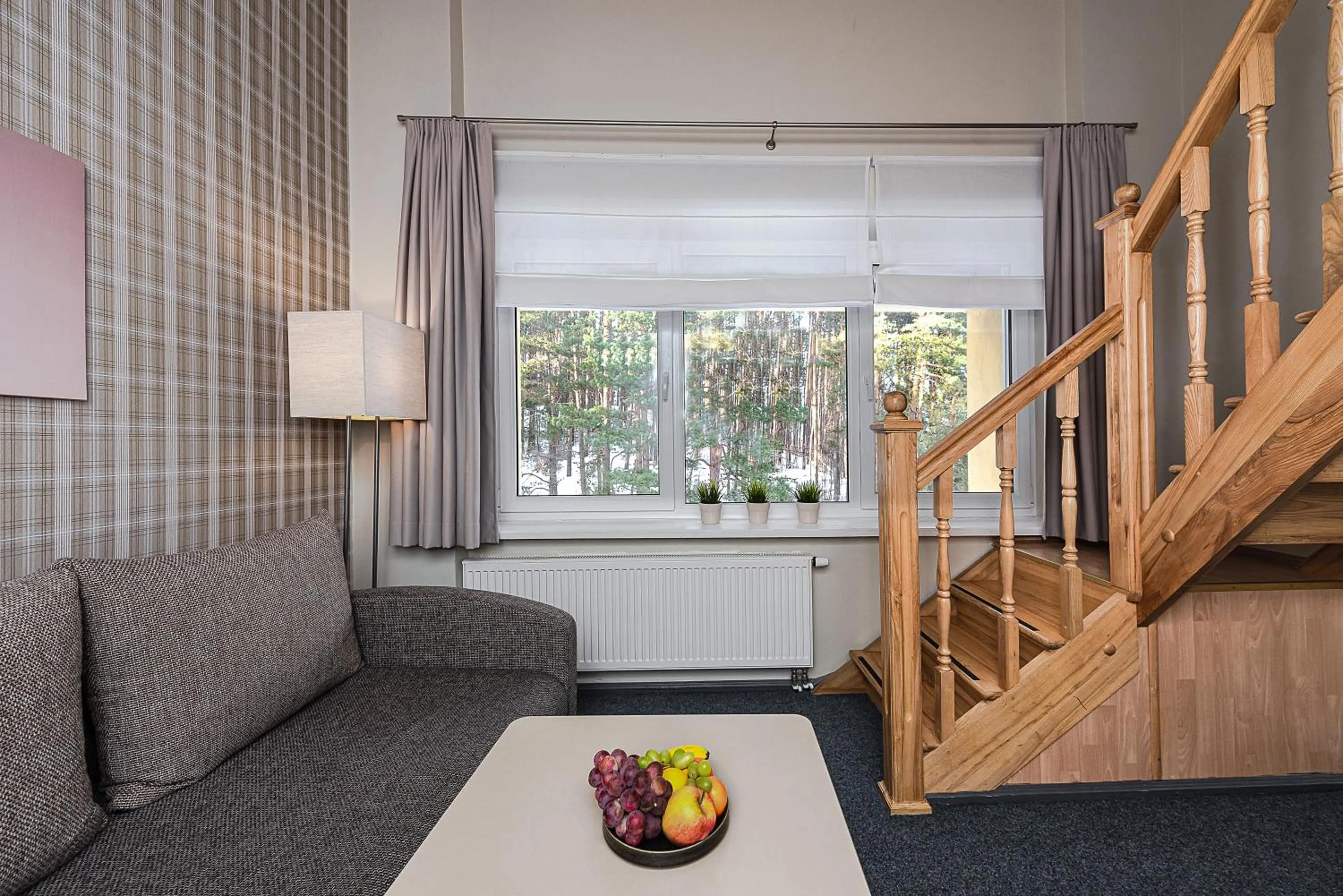 Living room in Nykščio Namai & SPA