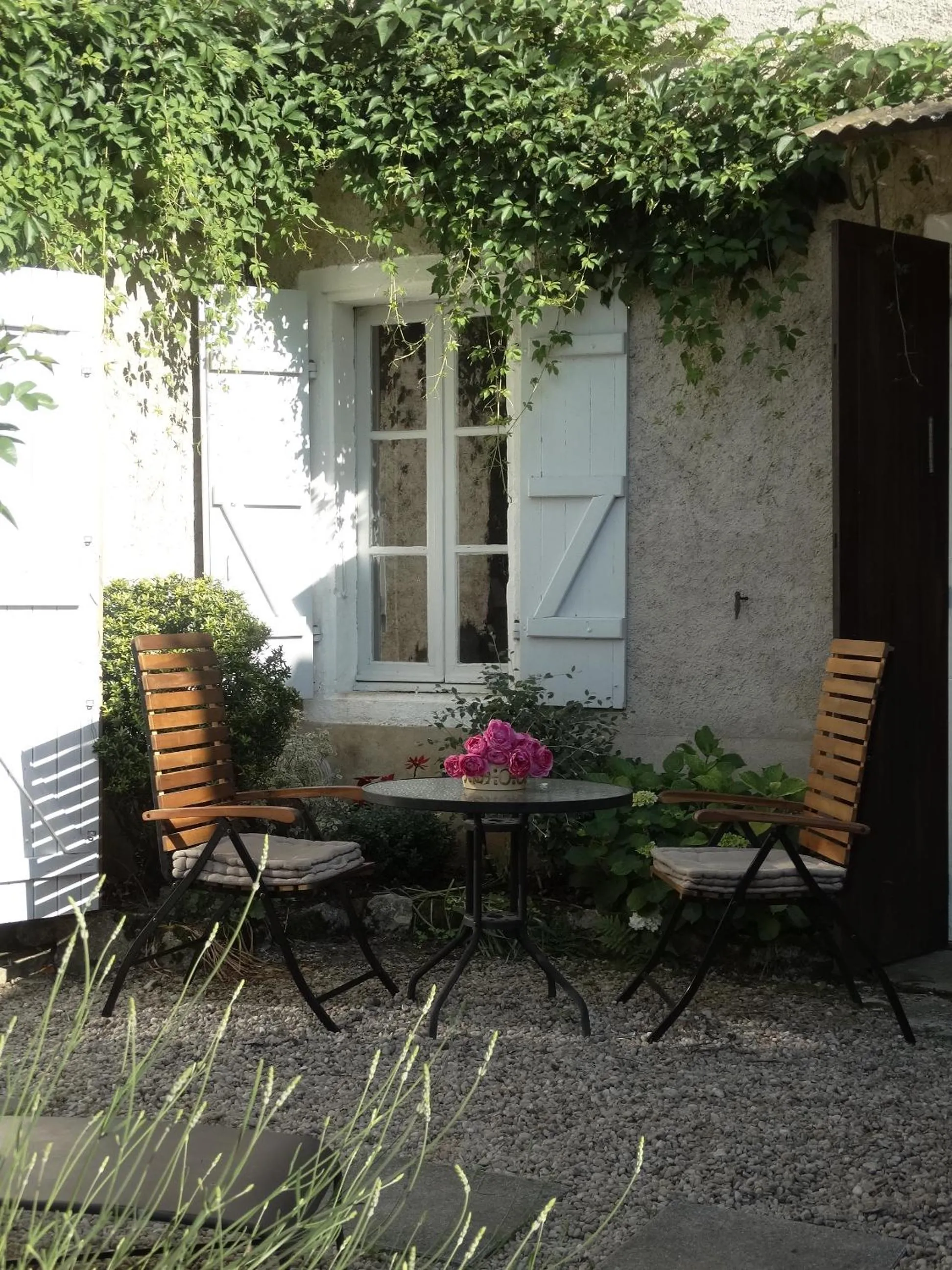 Patio in Maison de Fortitude Chambres d'hotes