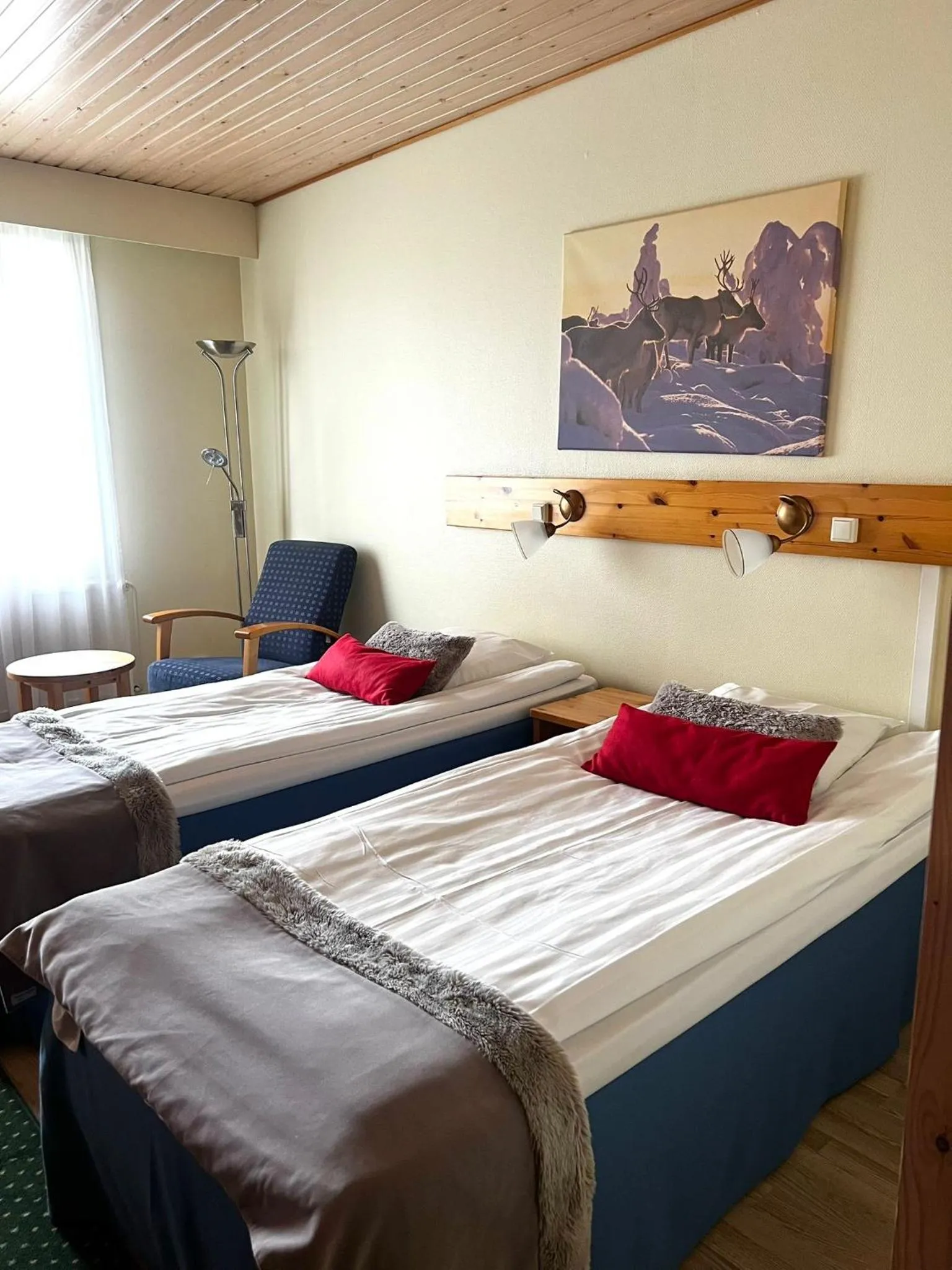 Bed in Santa's Hotel Tunturi