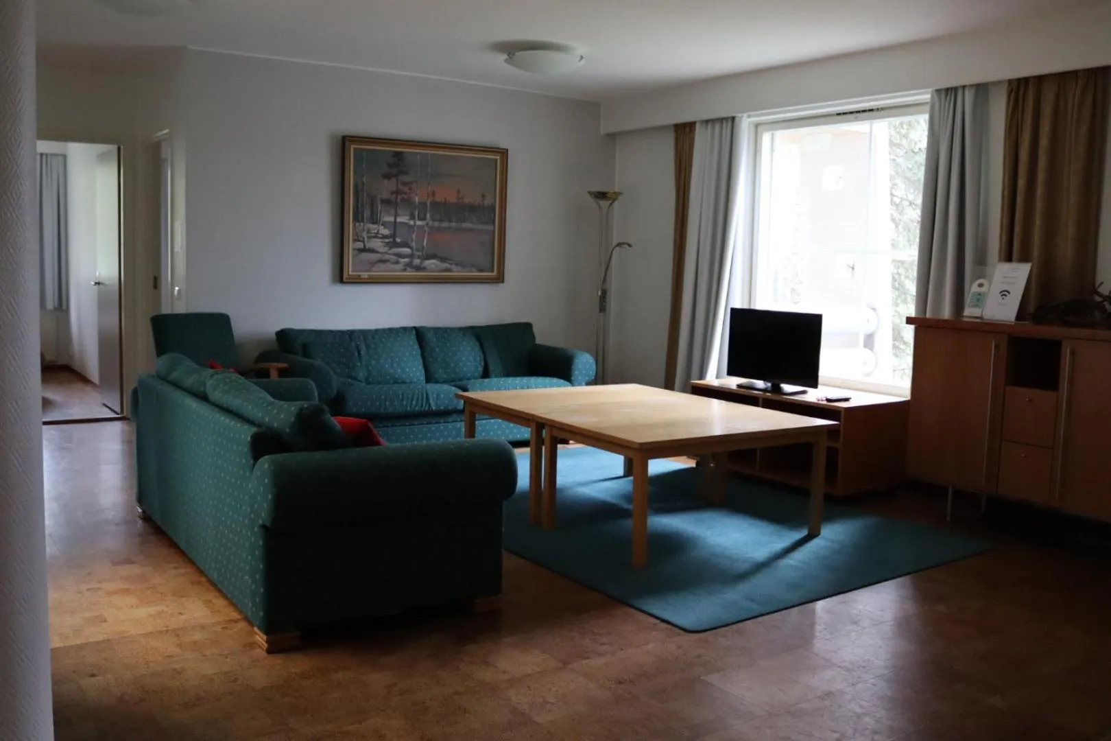 Living room in Santa's Hotel Tunturi