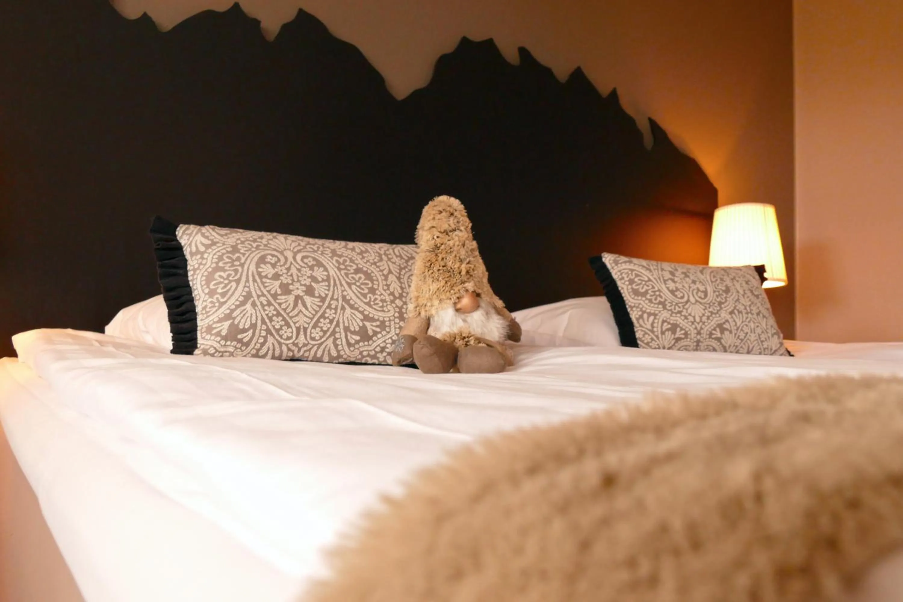 Bedroom, Bed in Santa's Hotel Tunturi