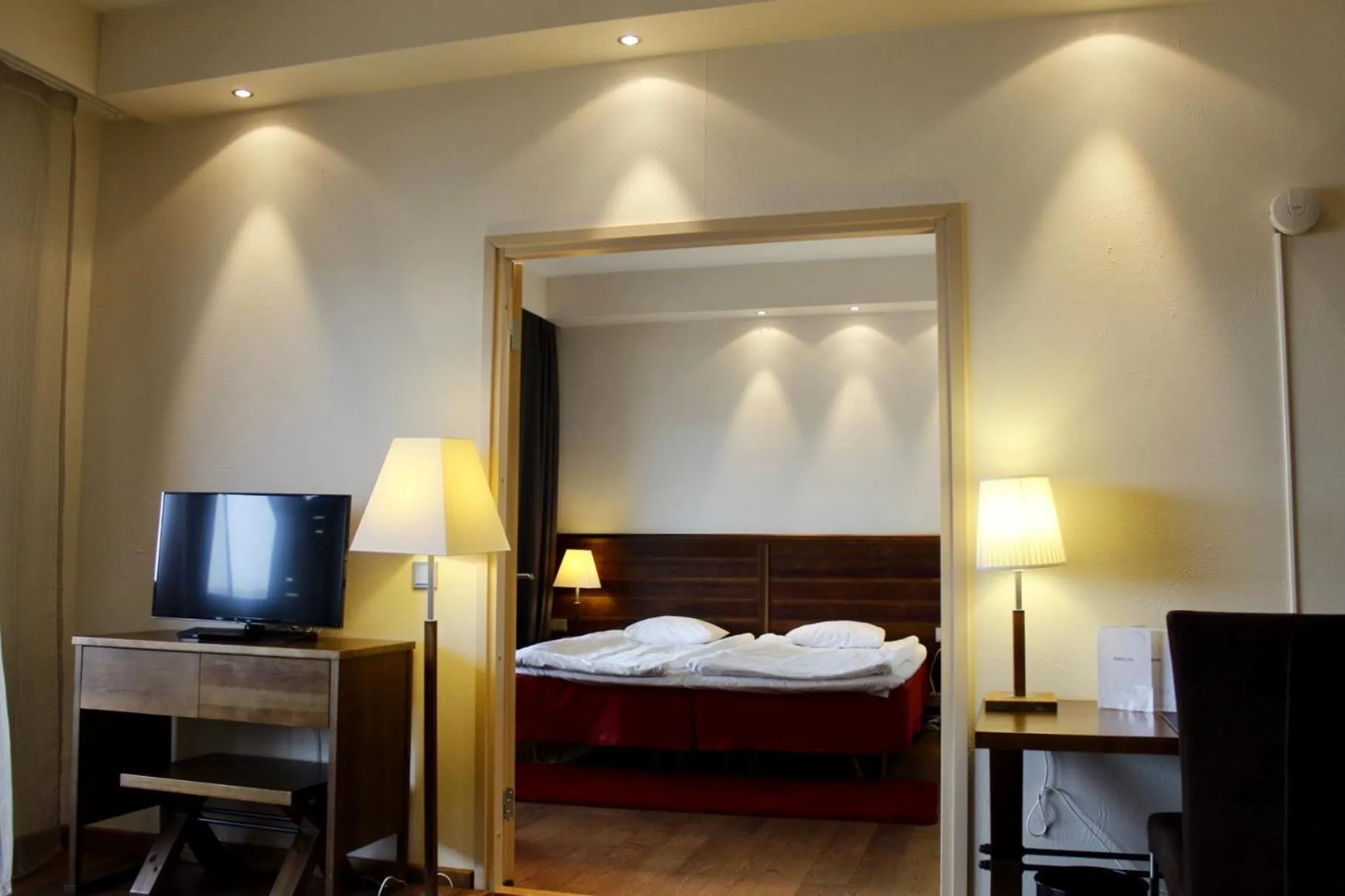 Bed in Santa's Hotel Tunturi