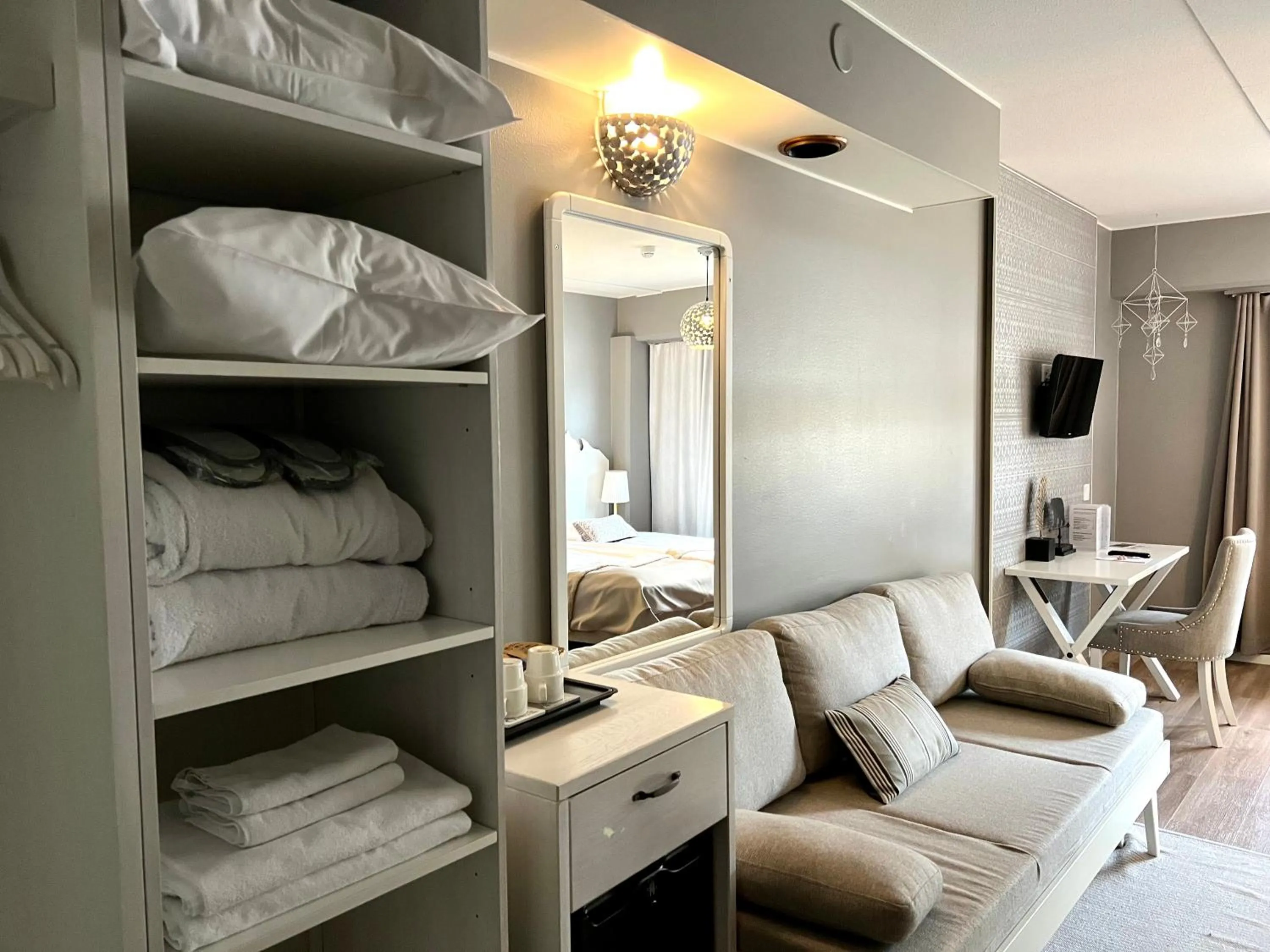 Bed in Santa's Hotel Tunturi