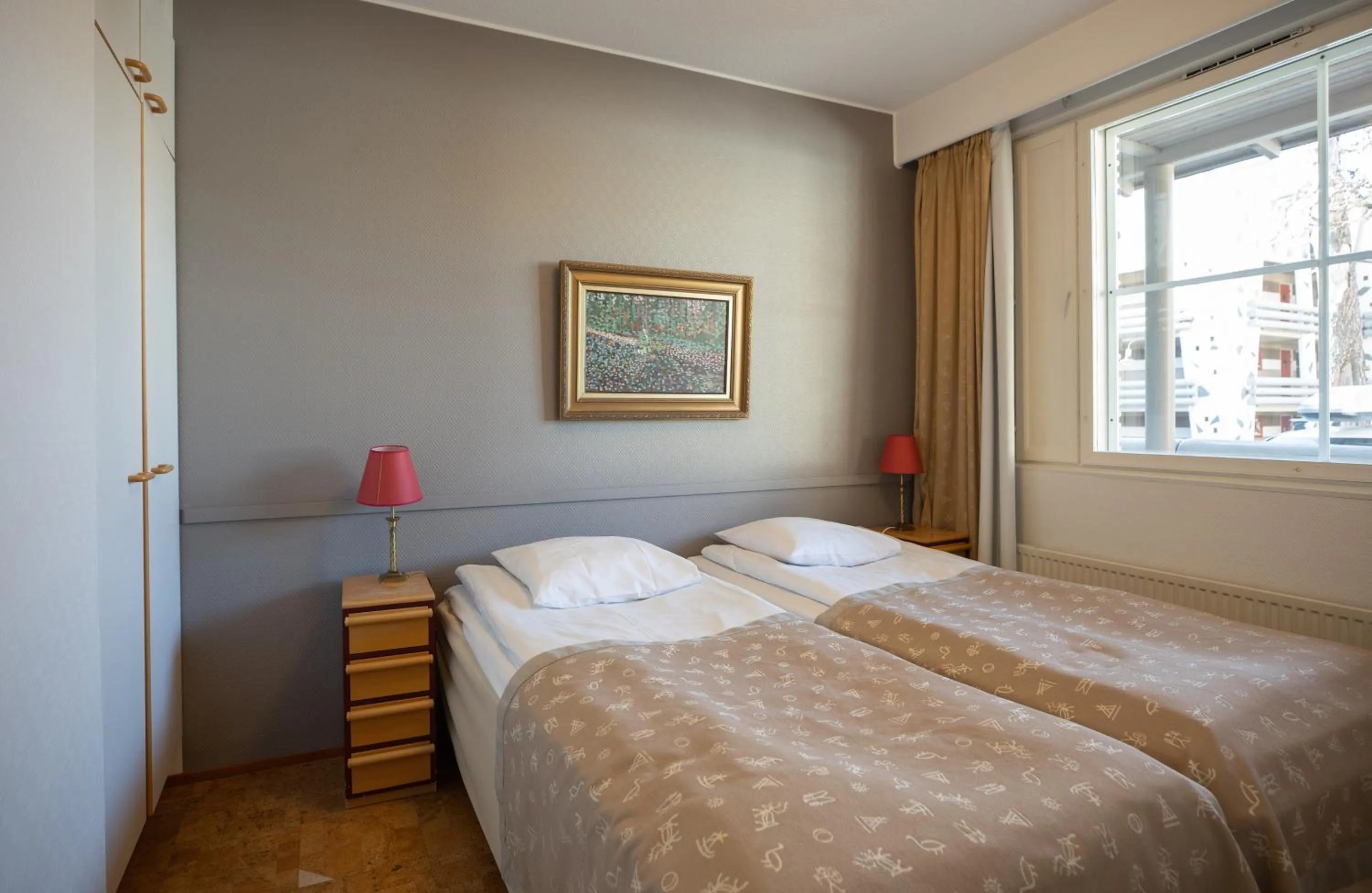 Bedroom, Bed in Santa's Hotel Tunturi