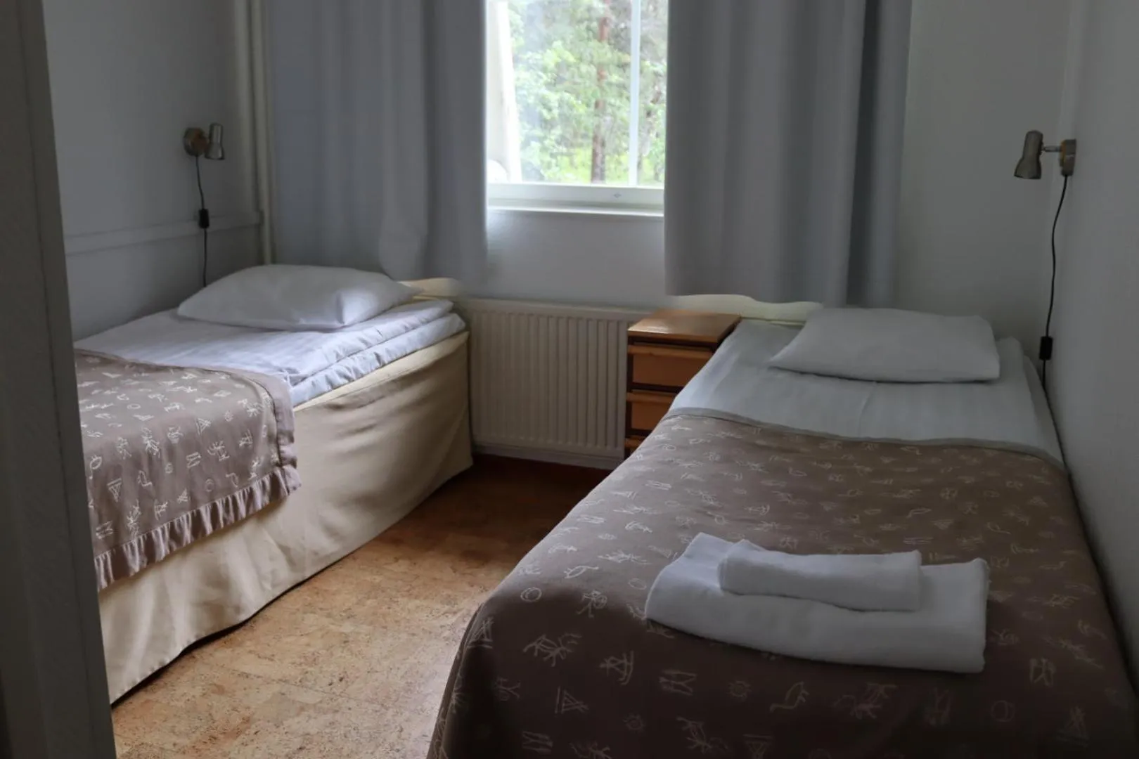 Bedroom, Bed in Santa's Hotel Tunturi