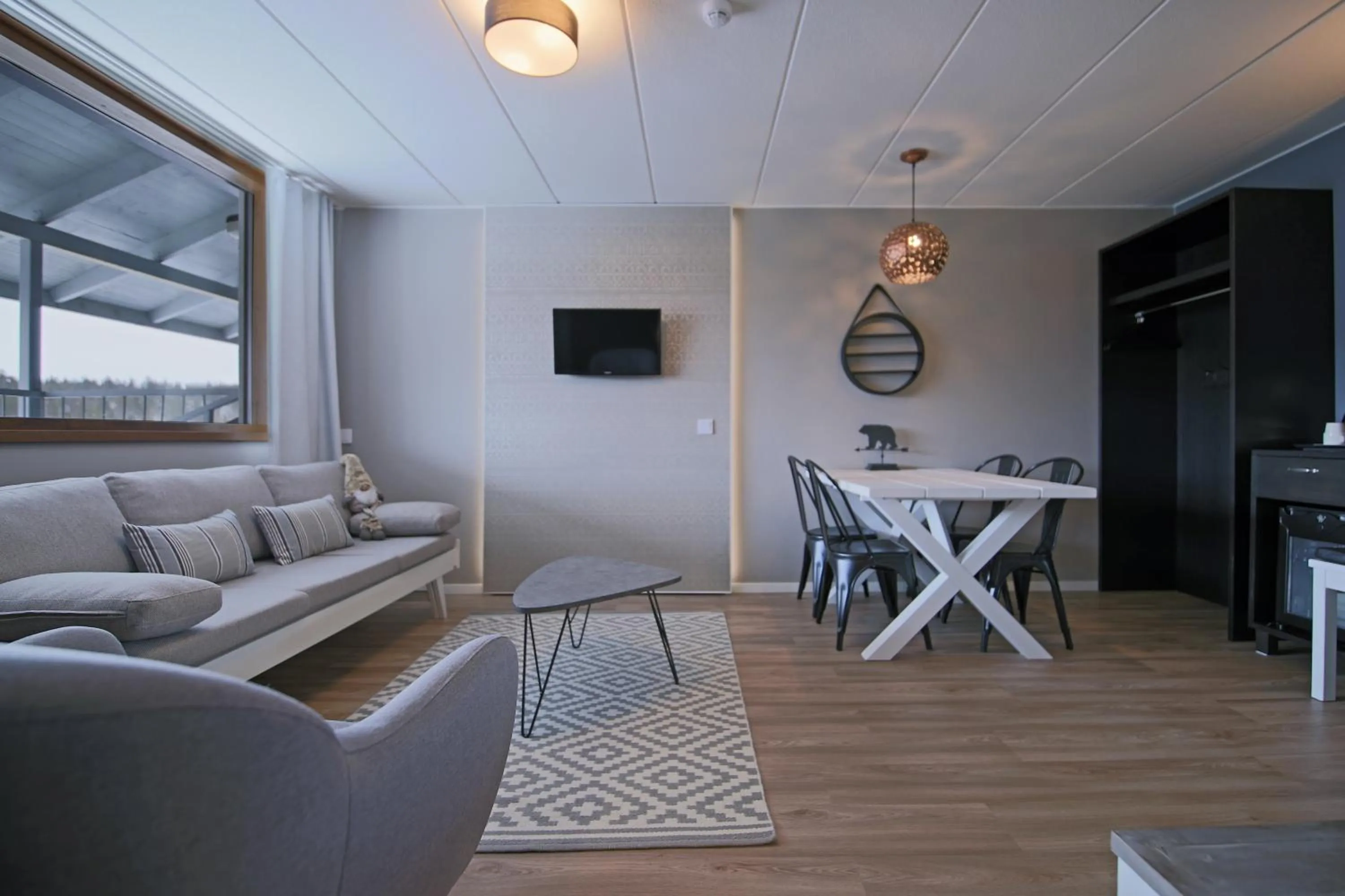 Living room in Santa's Hotel Tunturi