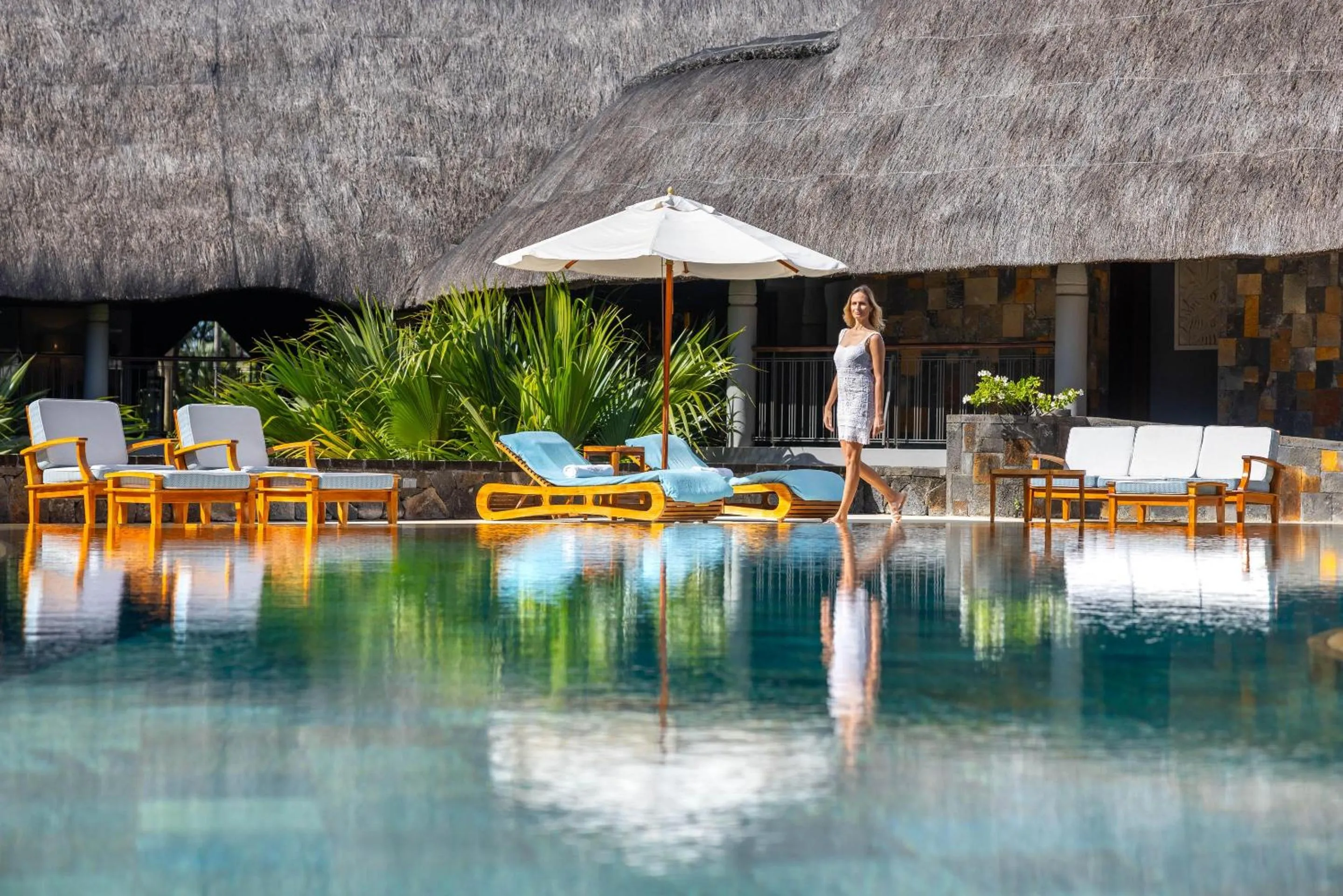 Swimming pool in Royal Palm Beachcomber Luxury