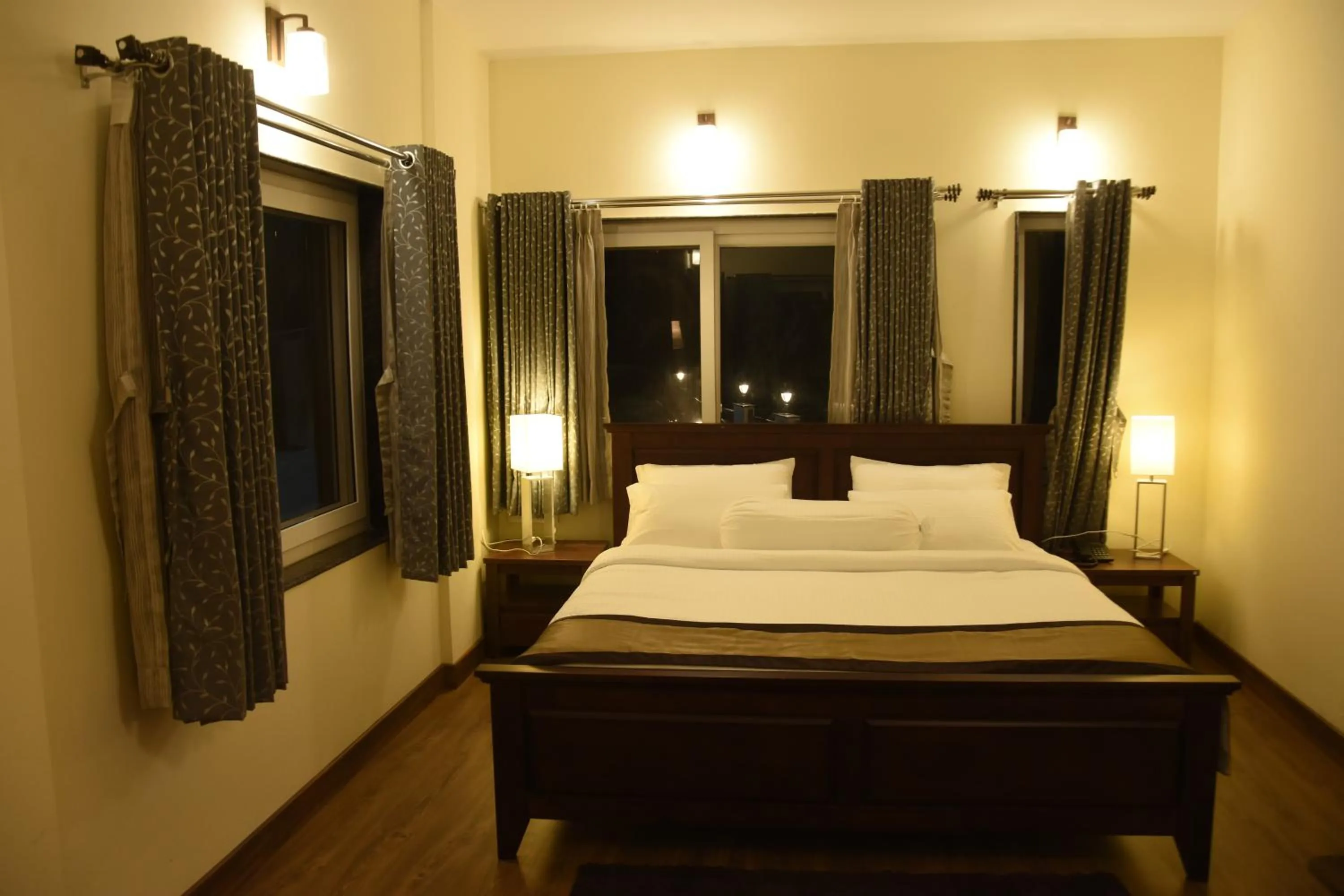 Decorative detail, Bed in Nirvana Retreat