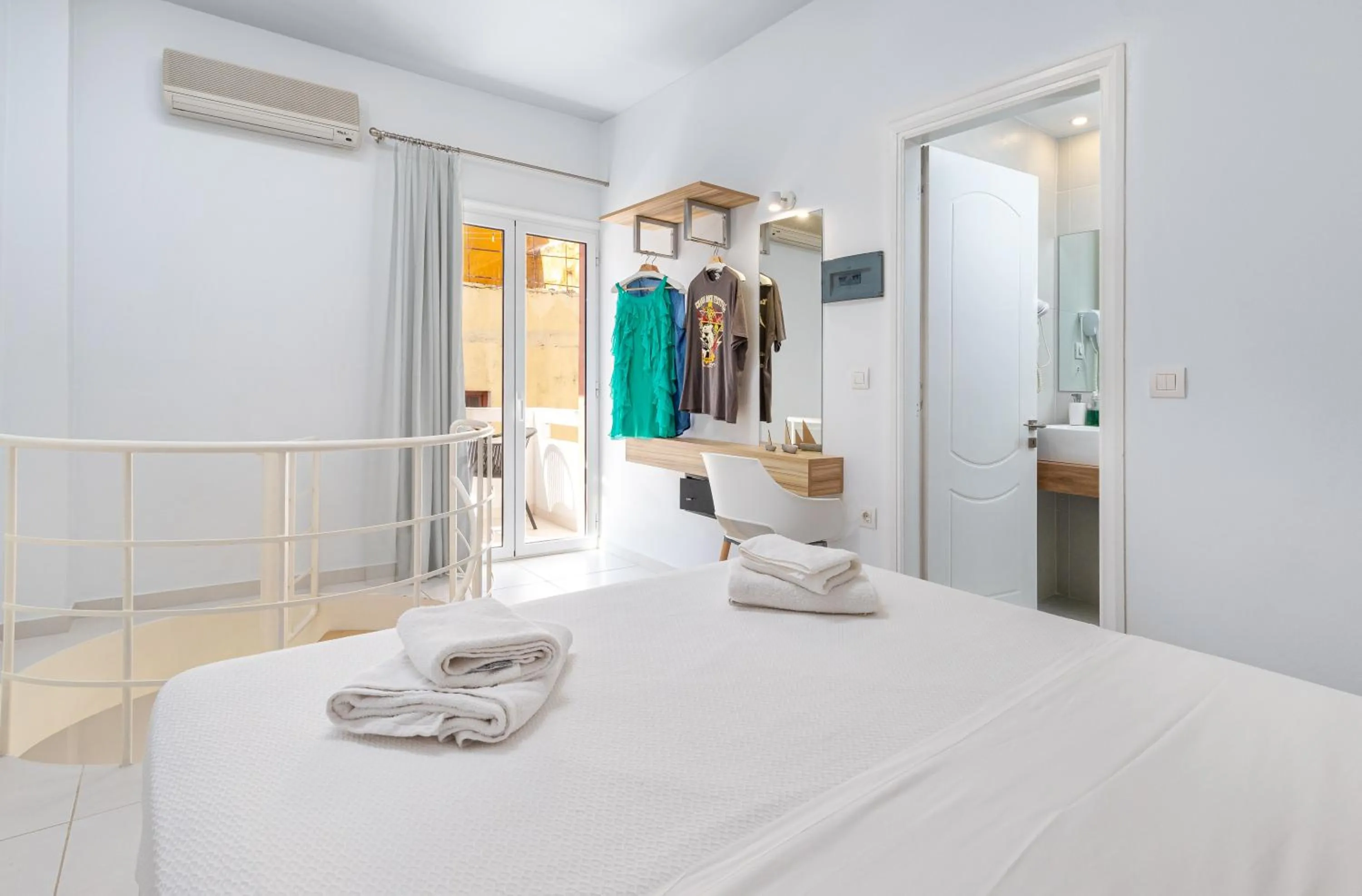 Bedroom, Bed in Notus Chania Crete