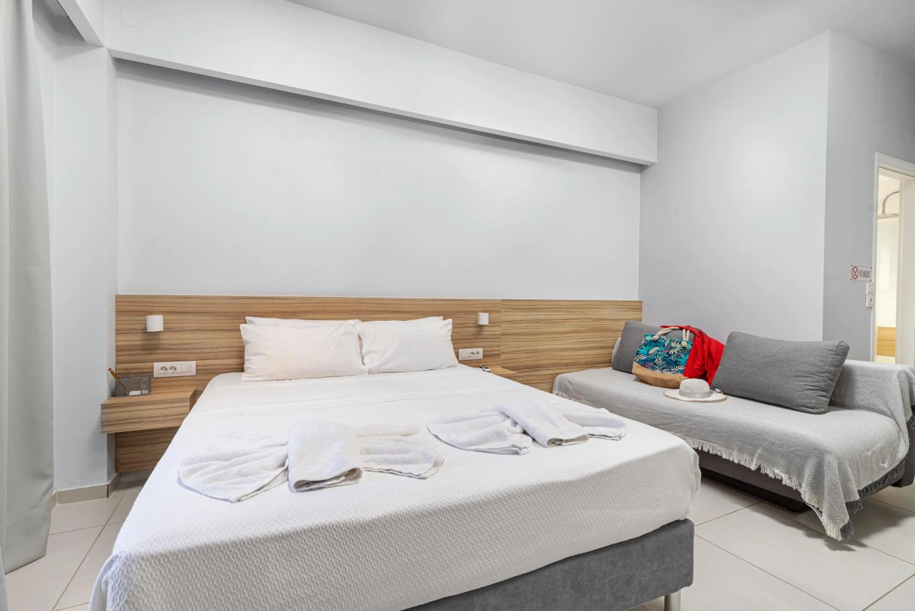 Bedroom, Bed in Notus Chania Crete