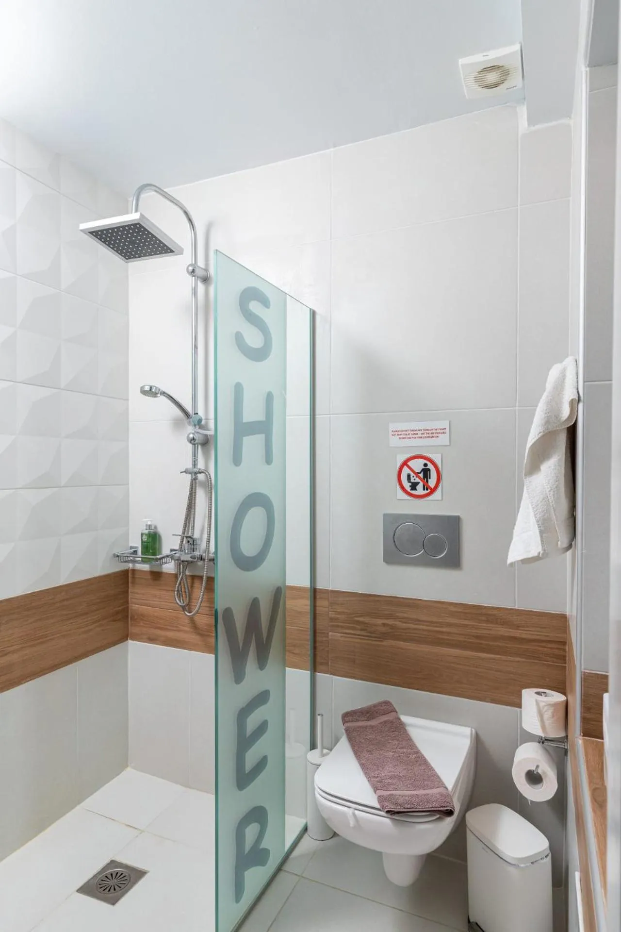 Shower in Notus Chania Crete