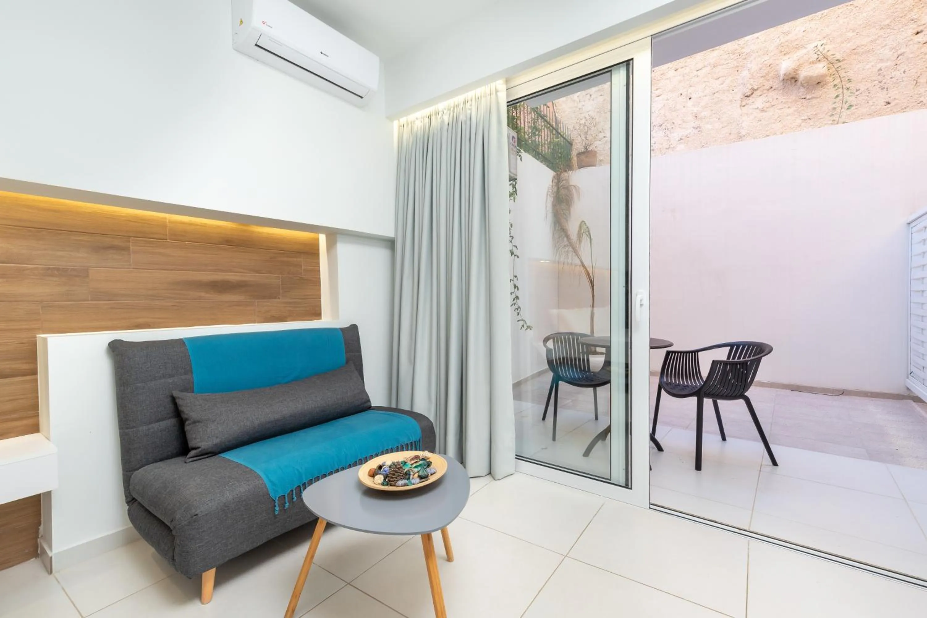 Seating area in Notus Chania Crete